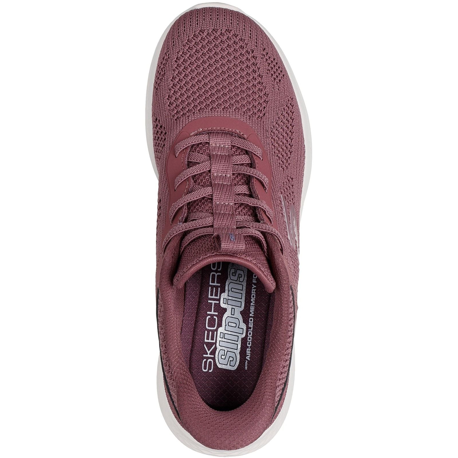 Skechers Womens Skech-Lite Pro 2.0 Smooth Current Trainers Dark Mauve - Image 3