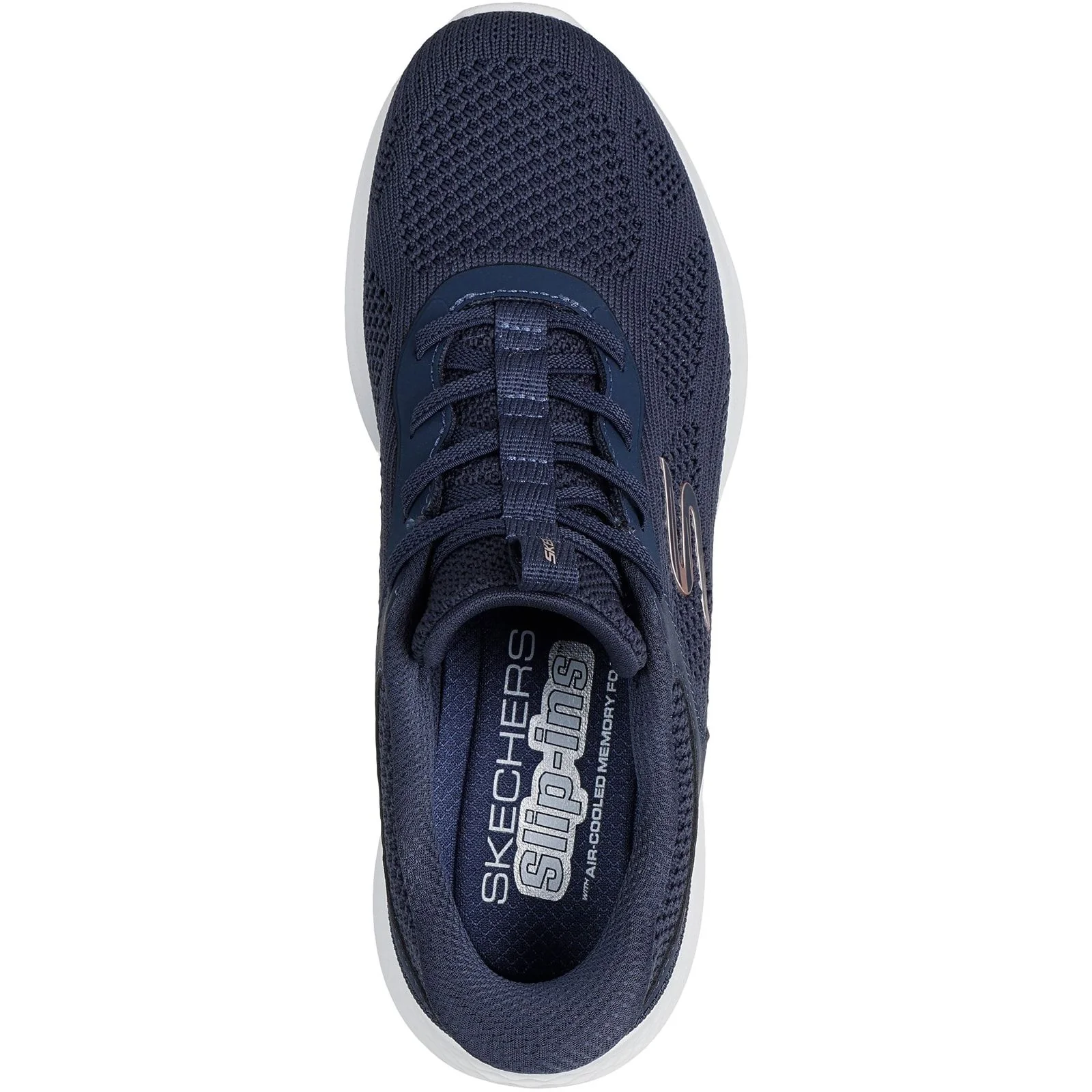 Skechers Womens Skech-Lite Pro 2.0 Smooth Current Trainers Navy - Image 3