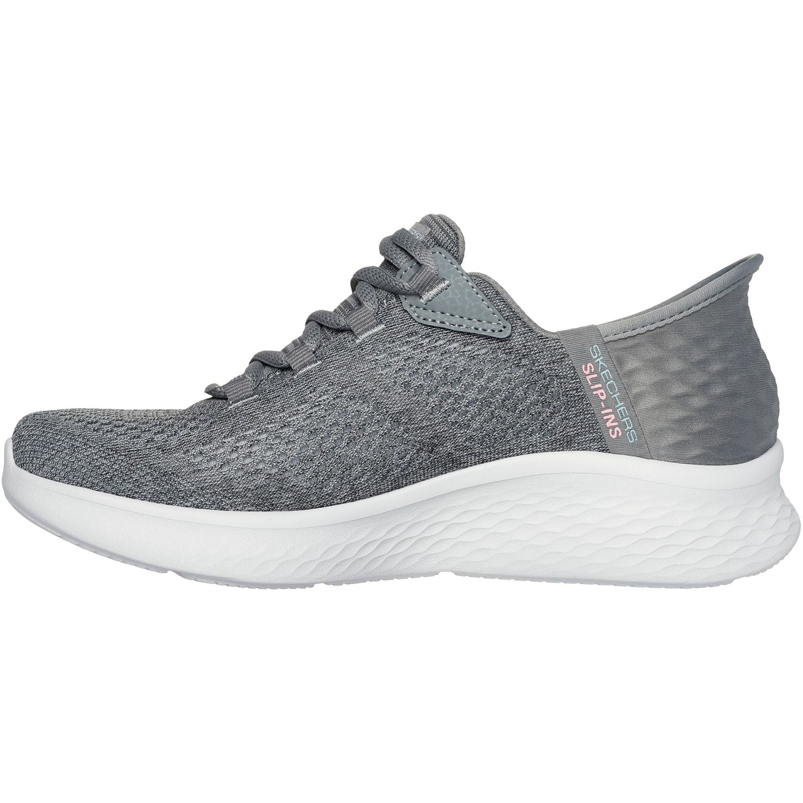 Skechers Womens Skech-Lite Pro Natural Trainer Grey/Multi - Image 2