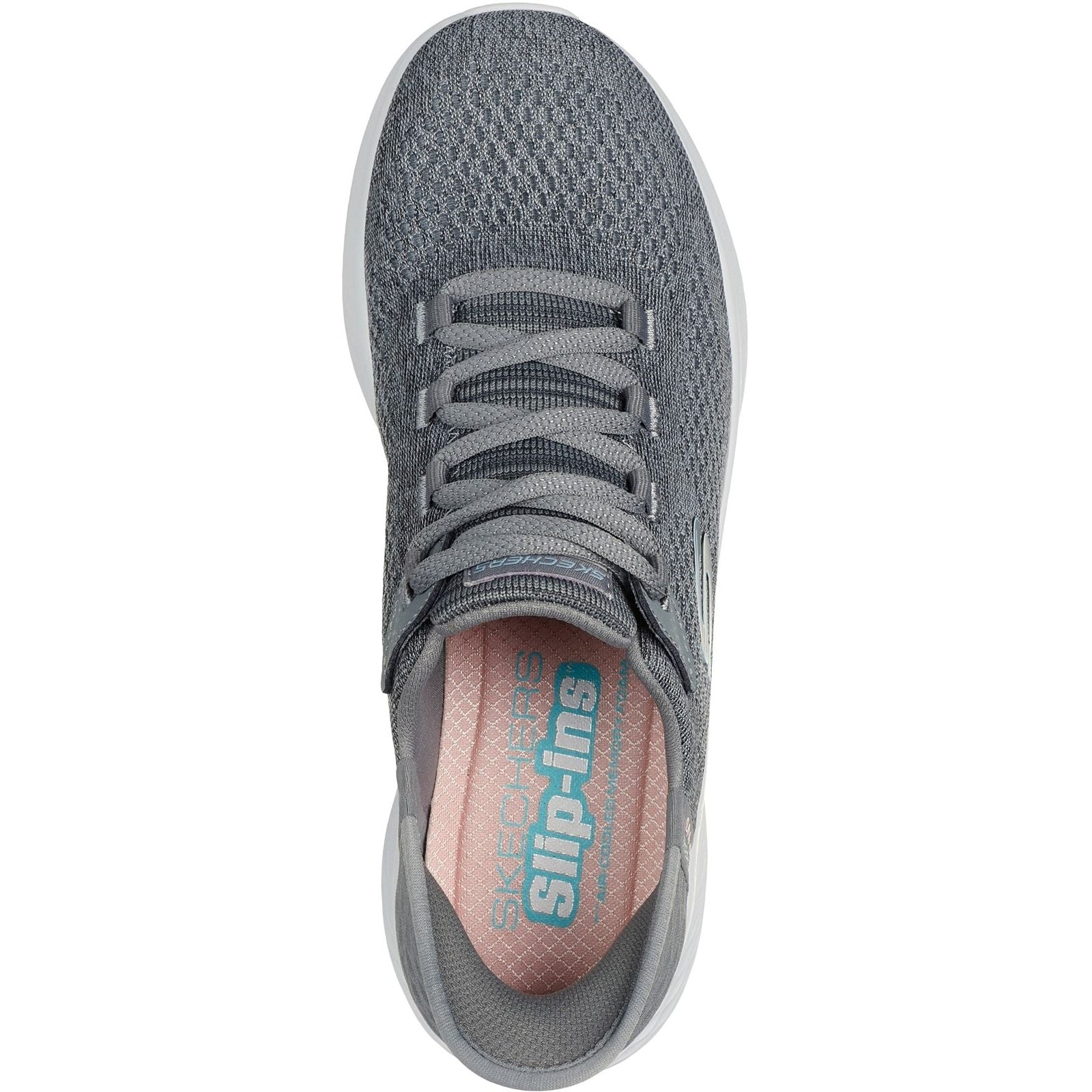 Skechers Womens Skech-Lite Pro Natural Trainer Grey/Multi - Image 4