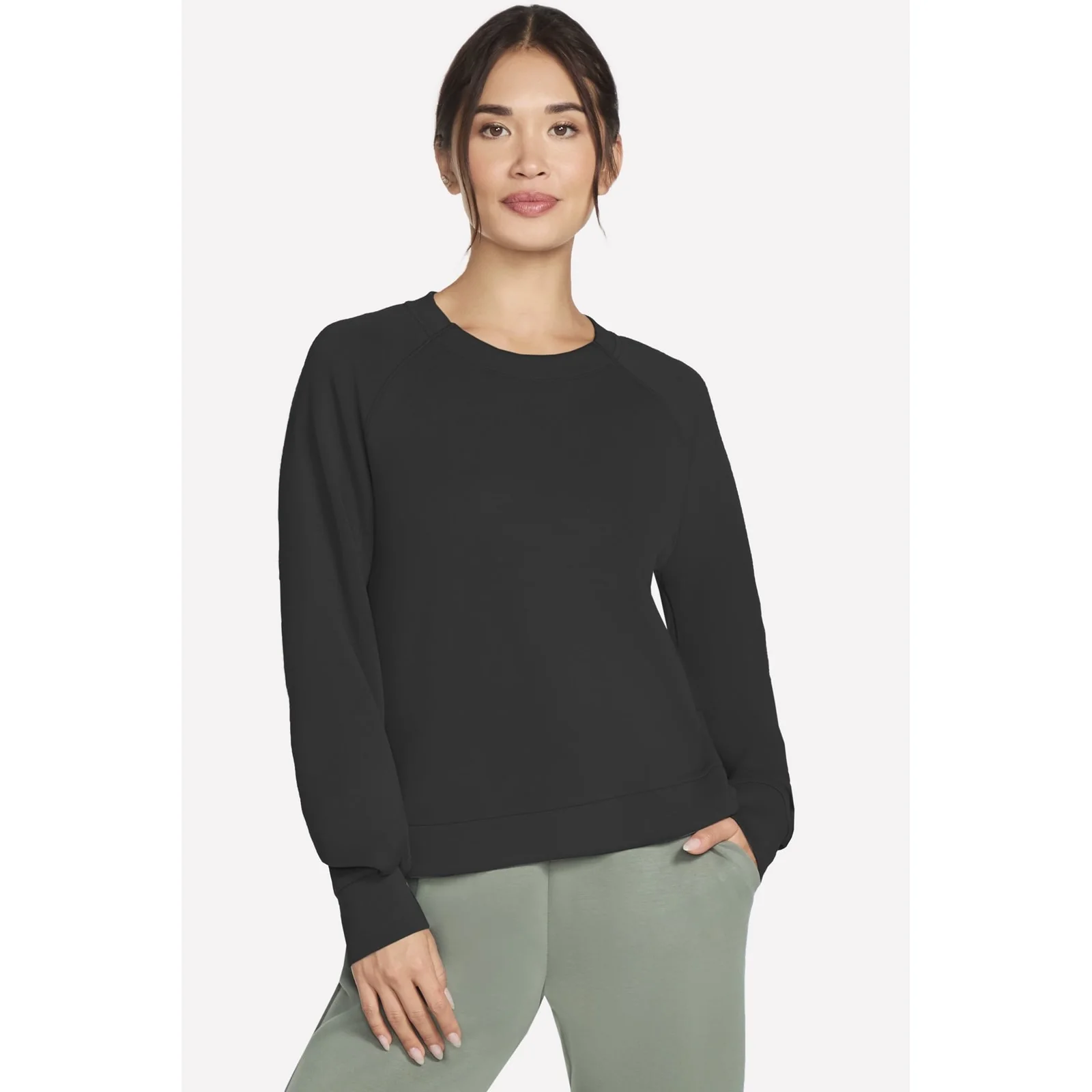 Skechers Womens Skechluxe Elevate Crewneck Black