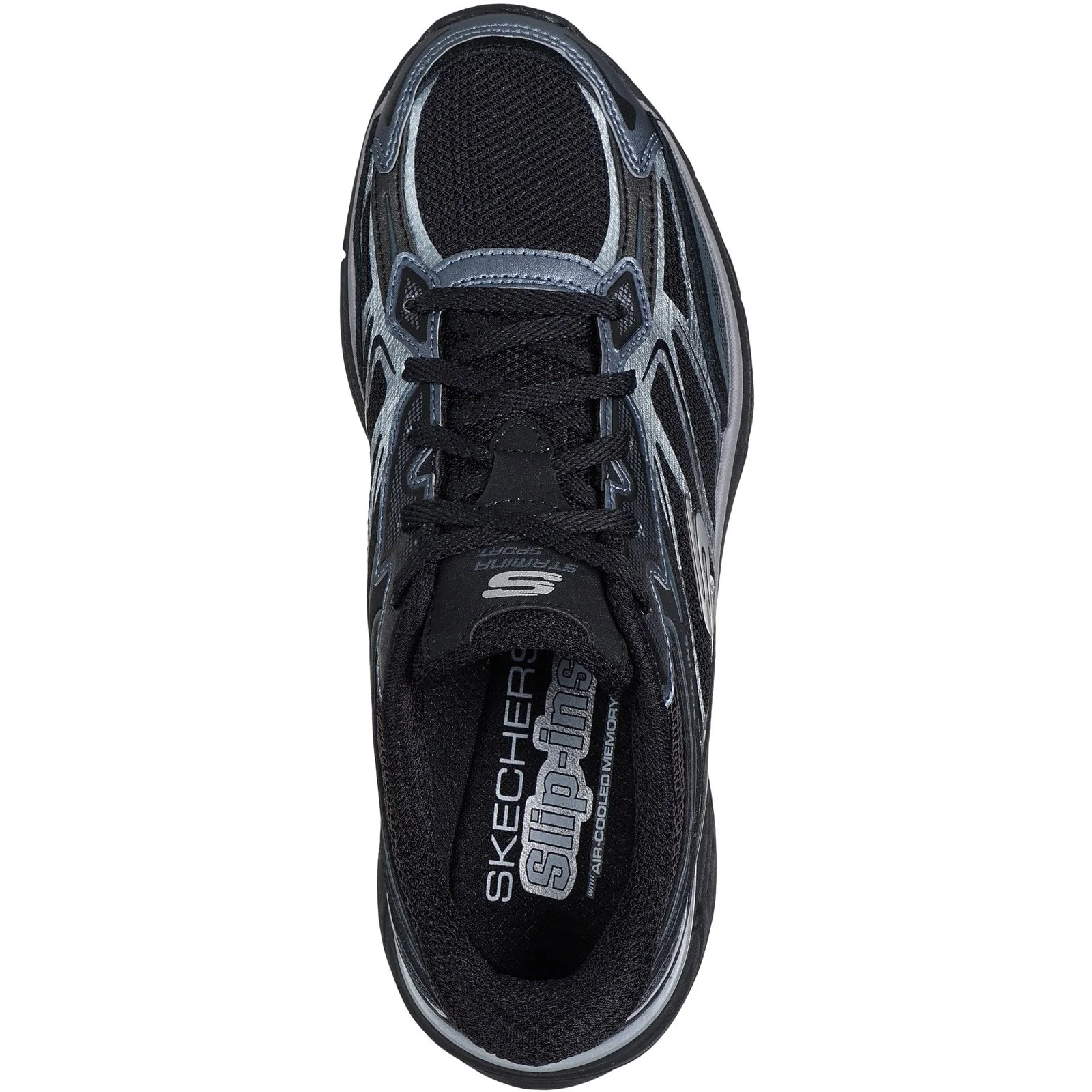 Skechers Womens Stamina Sport Trainer Black - Image 3