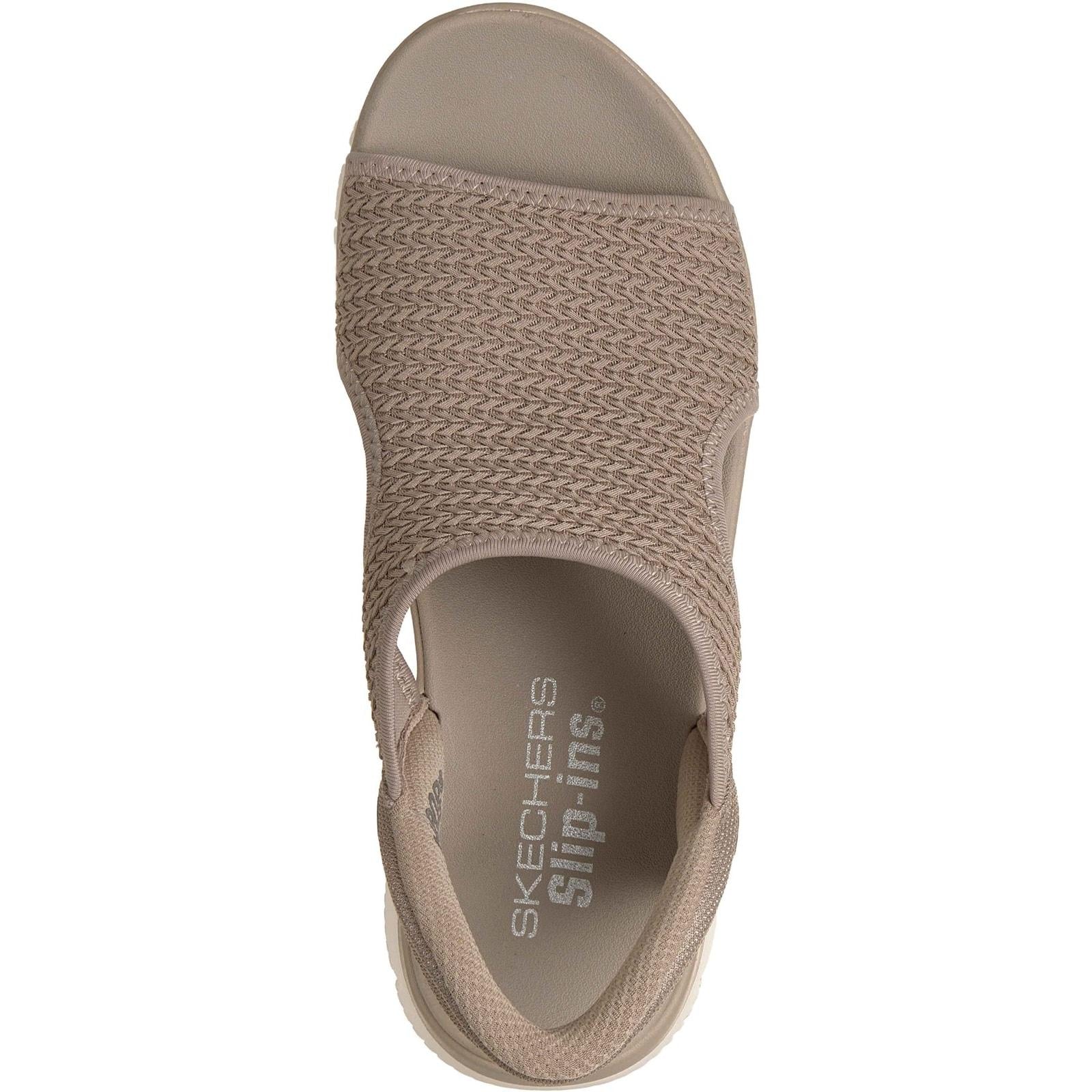 Skechers Womens Summits Sweetly Evolved Sandal Taupe - Image 3