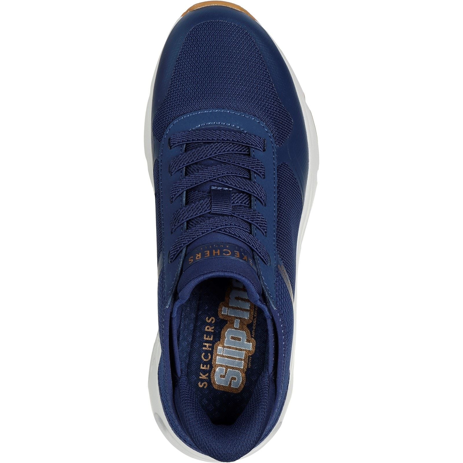 Skechers Womens Tres-Air Uno Easy Steppers Trainers Navy - Image 4