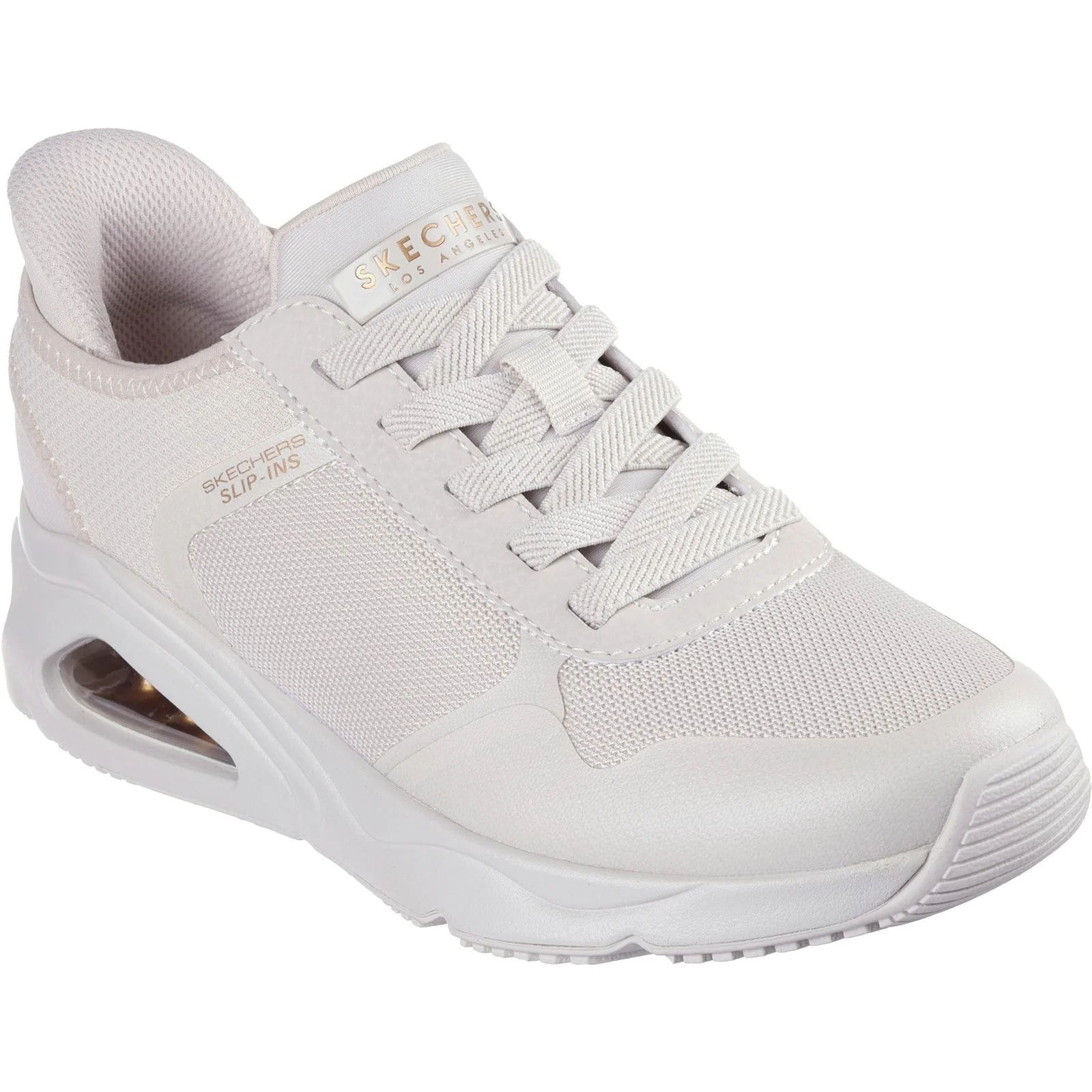 Skechers Womens Tres-Air Uno Easy Steppers Trainers Off White - Image 5