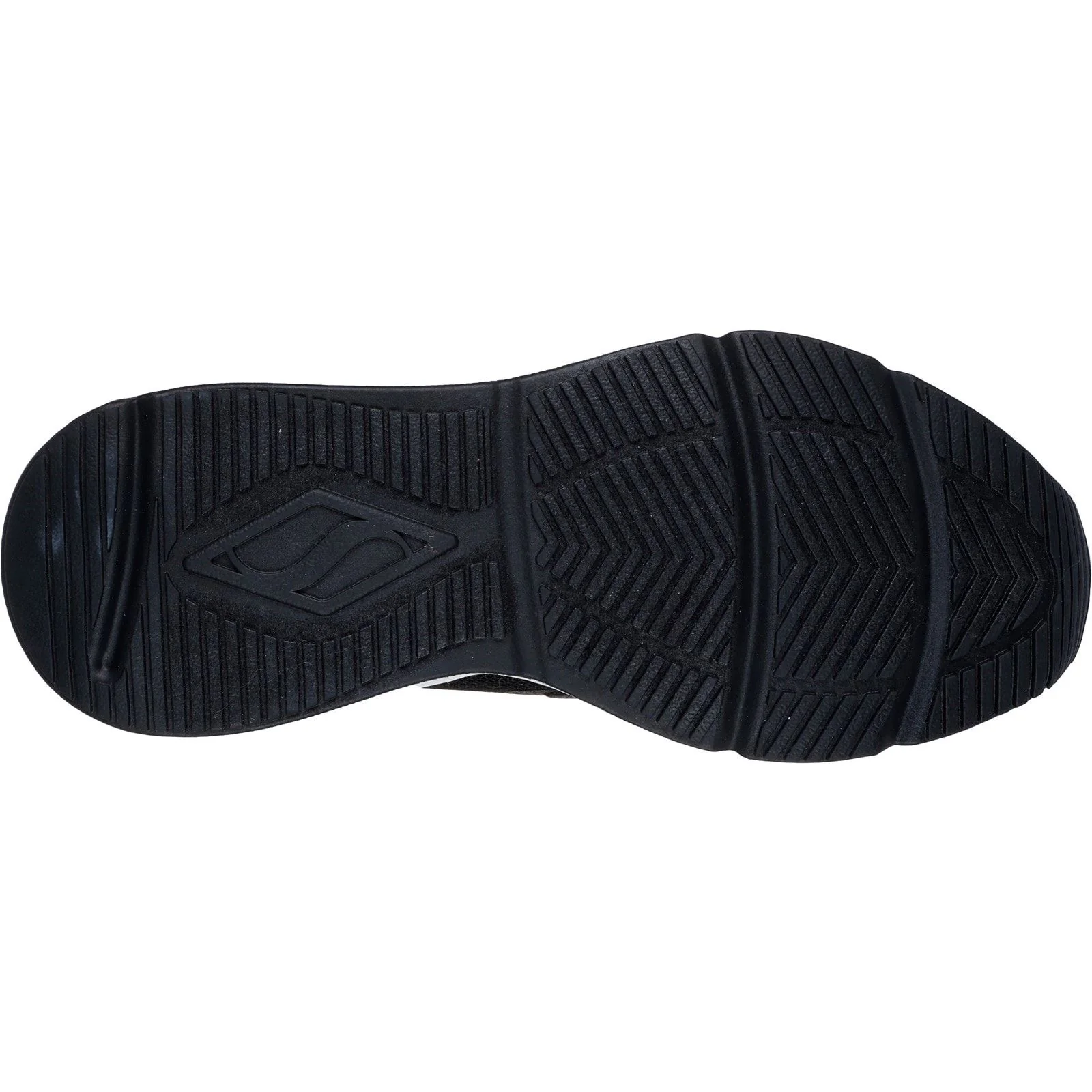 Skechers Womens Tres-Air Uno Glit-Airy Trainers Black - Image 3