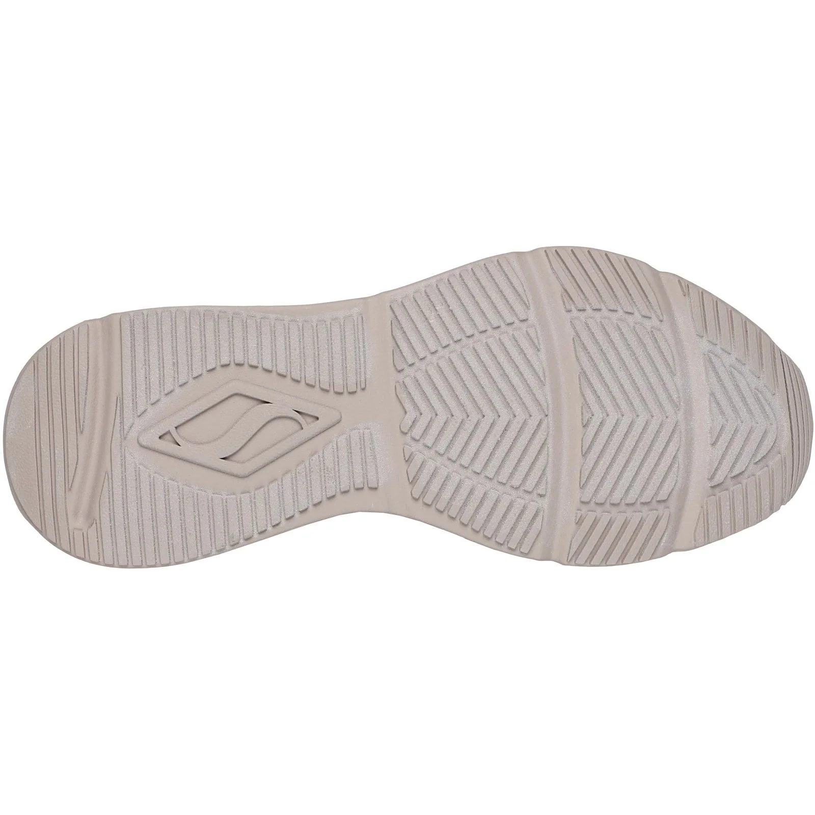 Skechers Womens Tres-Air Uno Glit-Airy Trainers Taupe - Image 3
