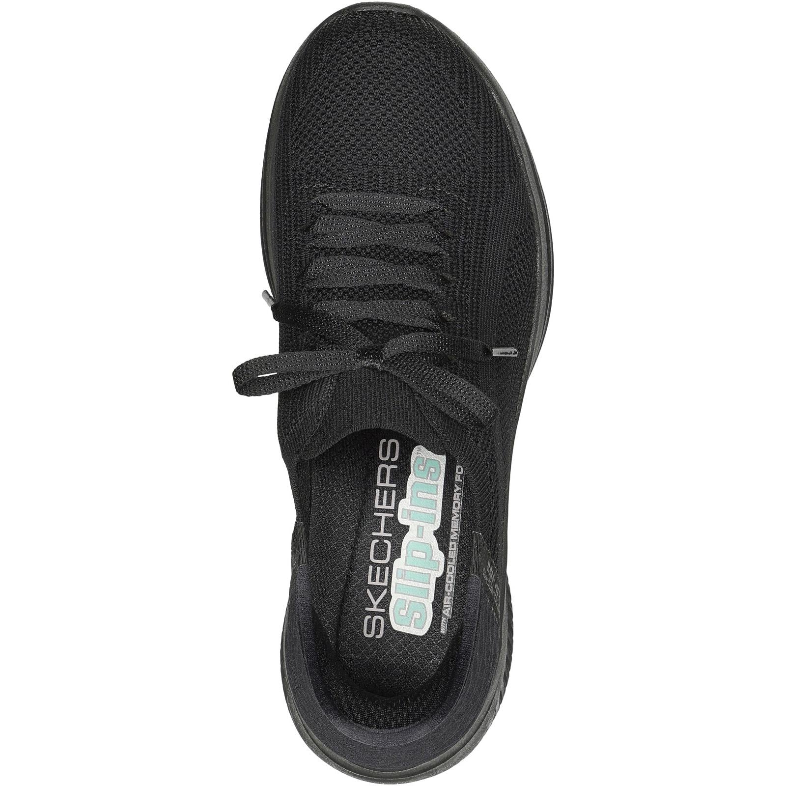 Skechers Womens Ultra Flex 3.0 - Brilliant Trainer Black - Image 3