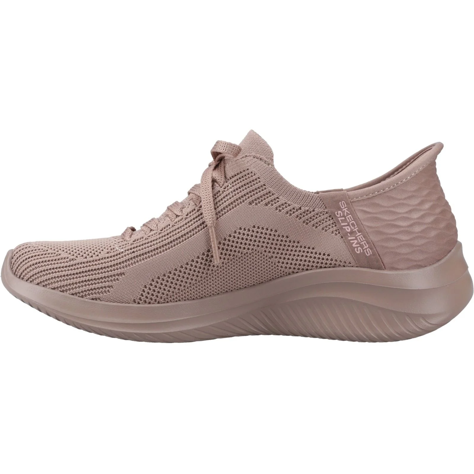 Skechers Womens Ultra Flex 3.0 Pure Color Trainers Dark Taupe - Image 2