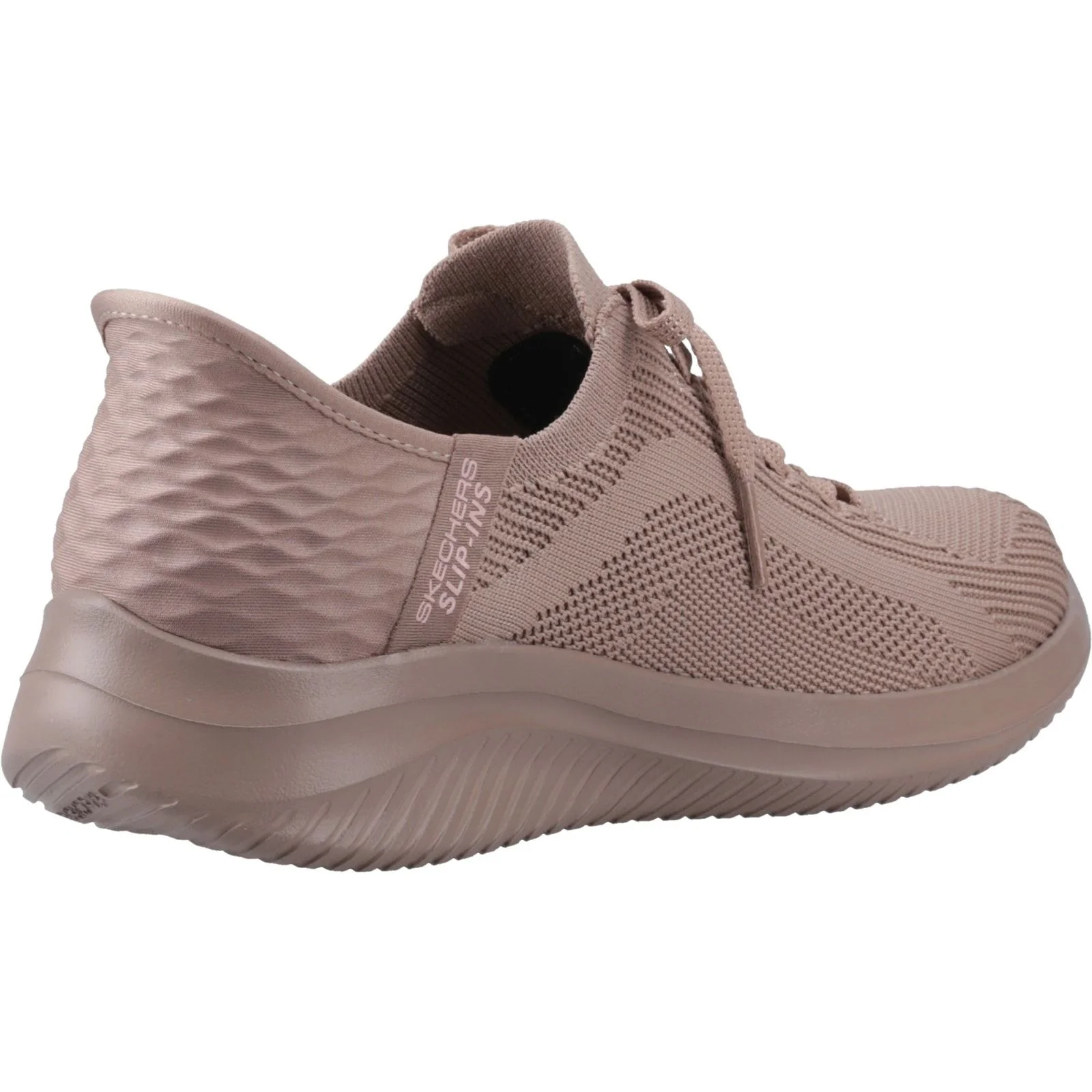 Skechers Womens Ultra Flex 3.0 Pure Color Trainers Dark Taupe - Image 5