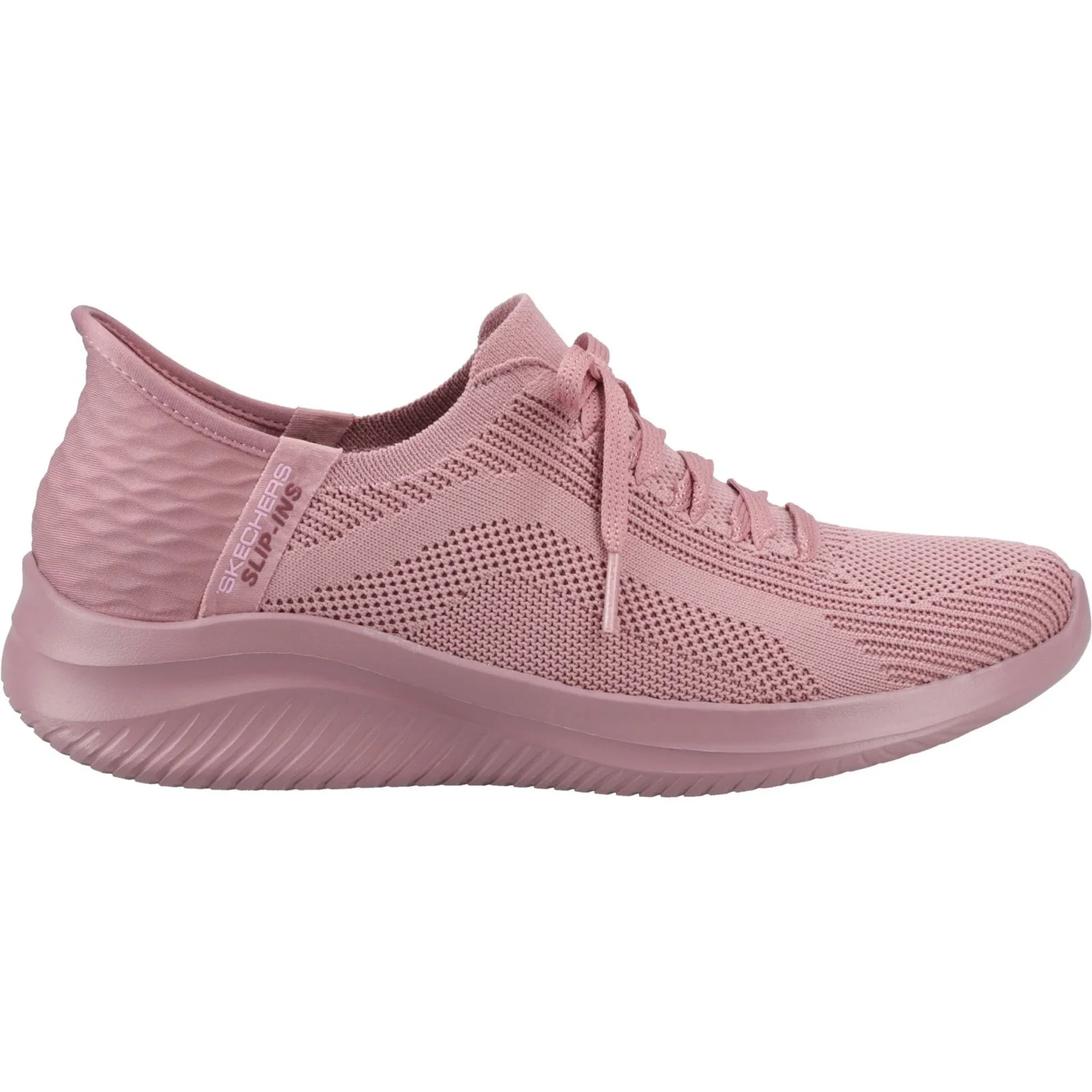 Skechers Womens Ultra Flex 3.0 Pure Color Trainers Mauve