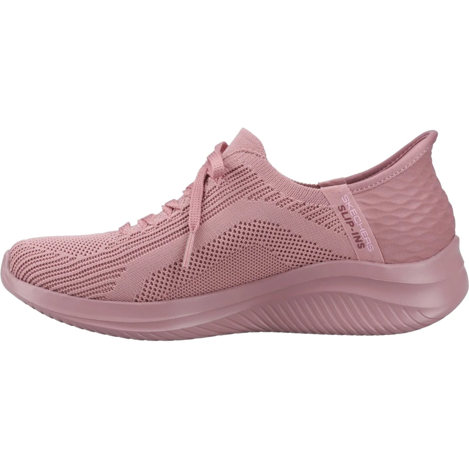 Skechers Womens Ultra Flex 3.0 Pure Color Trainers Mauve - Image 2