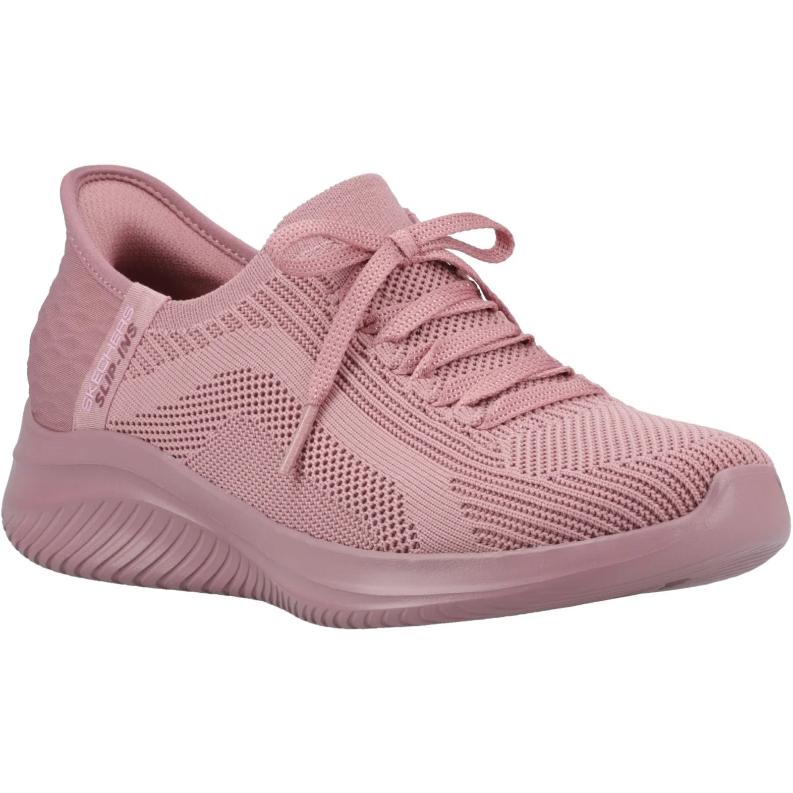 Skechers Womens Ultra Flex 3.0 Pure Color Trainers Mauve - Image 6