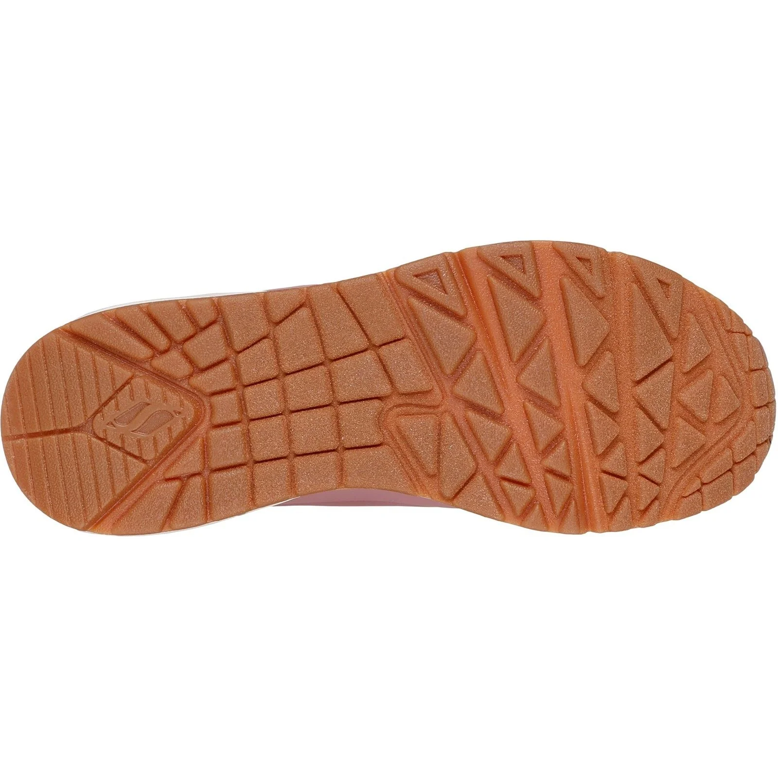 Skechers Womens Uno - Shimmer Away Trainer Rose - Image 3