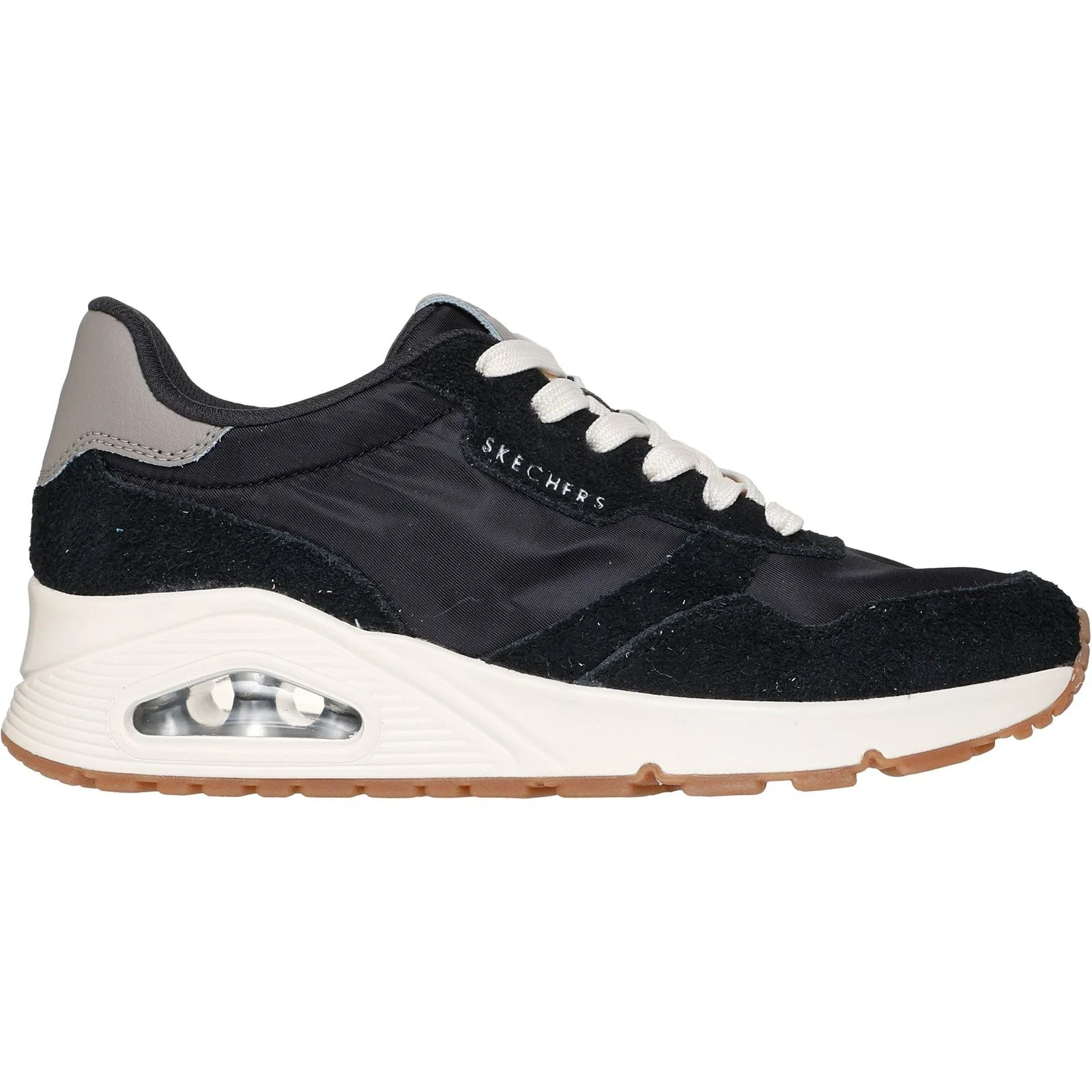 Skechers Womens Uno Vintage Dayz Trainers Black