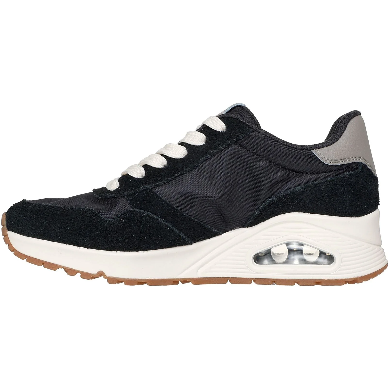 Skechers Womens Uno Vintage Dayz Trainers Black - Image 2