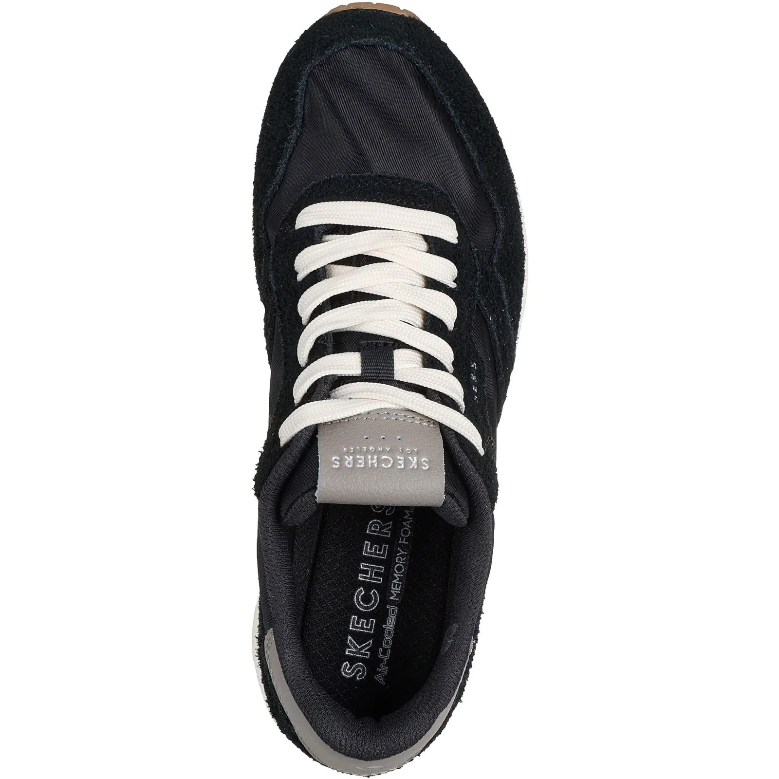 Skechers Womens Uno Vintage Dayz Trainers Black - Image 3