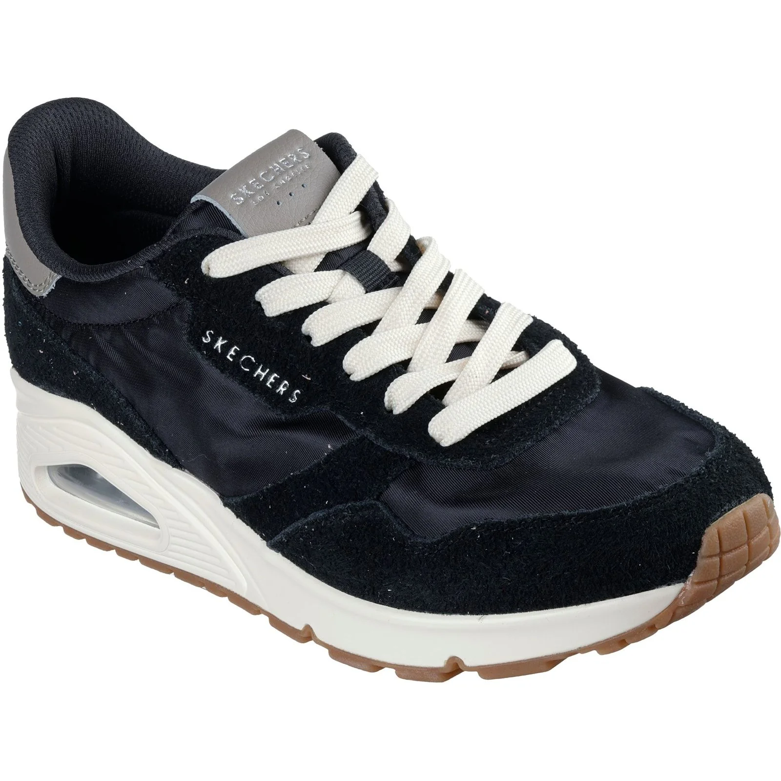 Skechers Womens Uno Vintage Dayz Trainers Black - Image 5