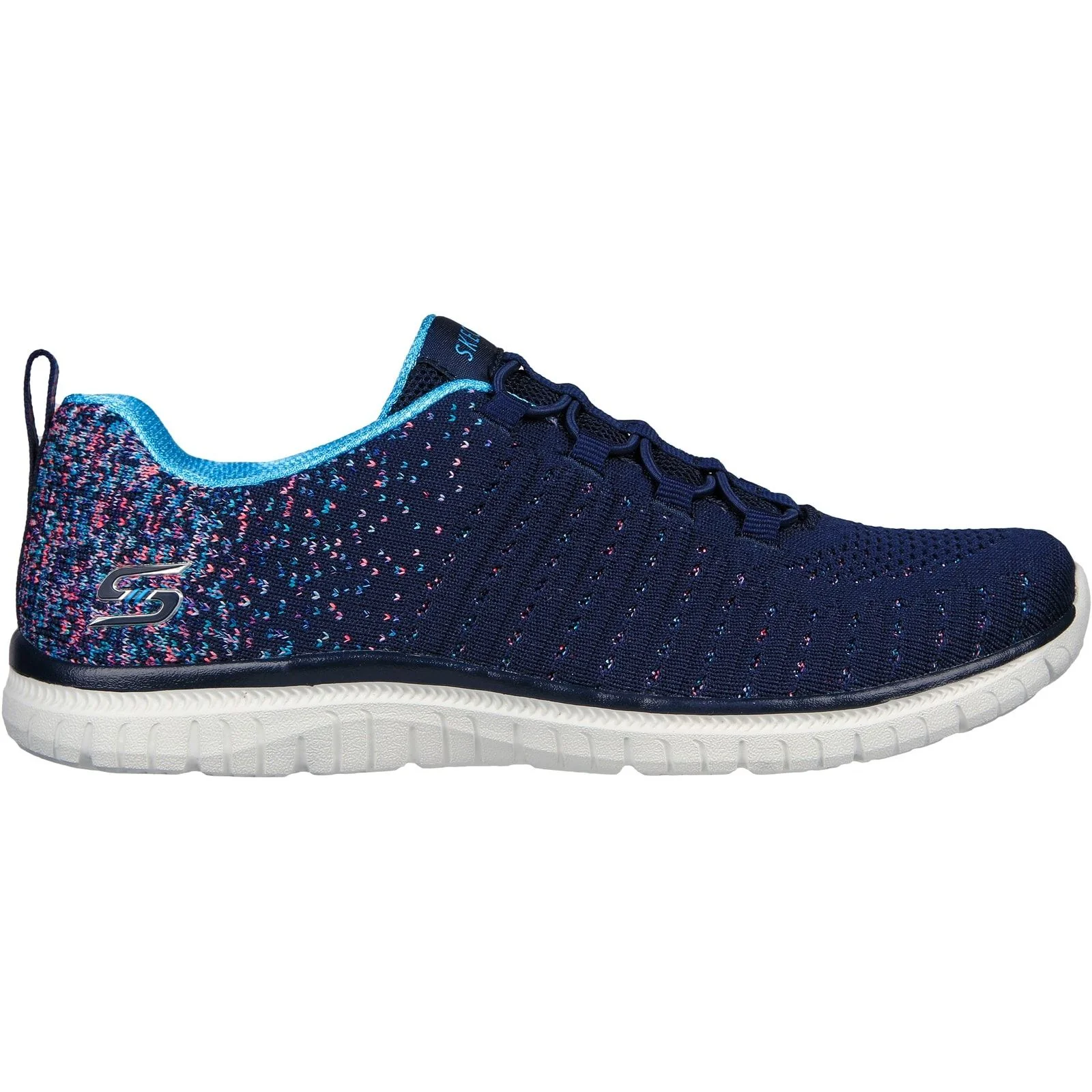 Skechers Womens Virtue Shoes Navy/Blue