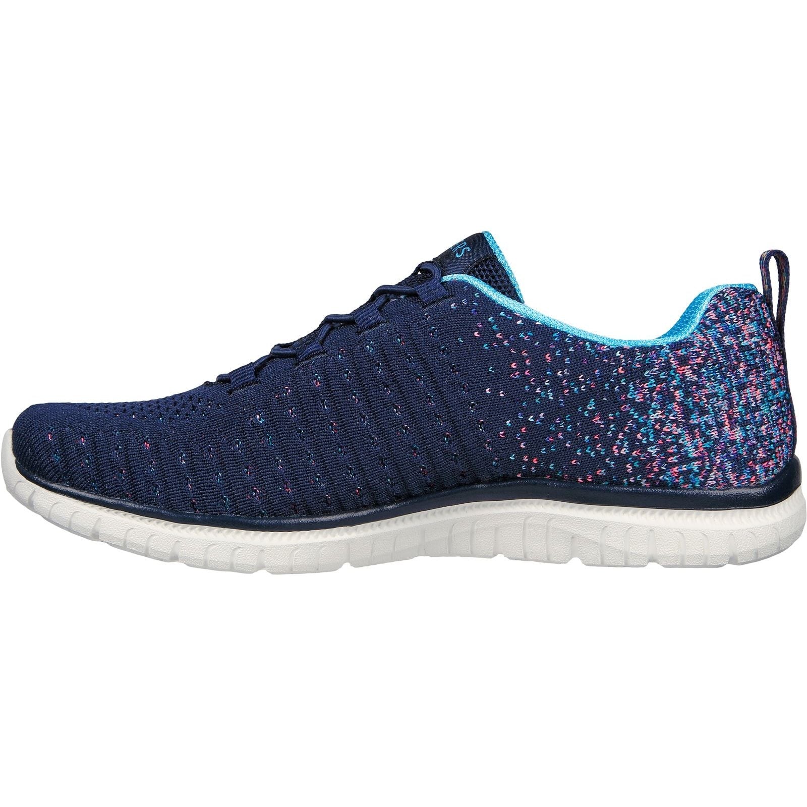 Skechers Womens Virtue Shoes Navy/Blue - Image 2