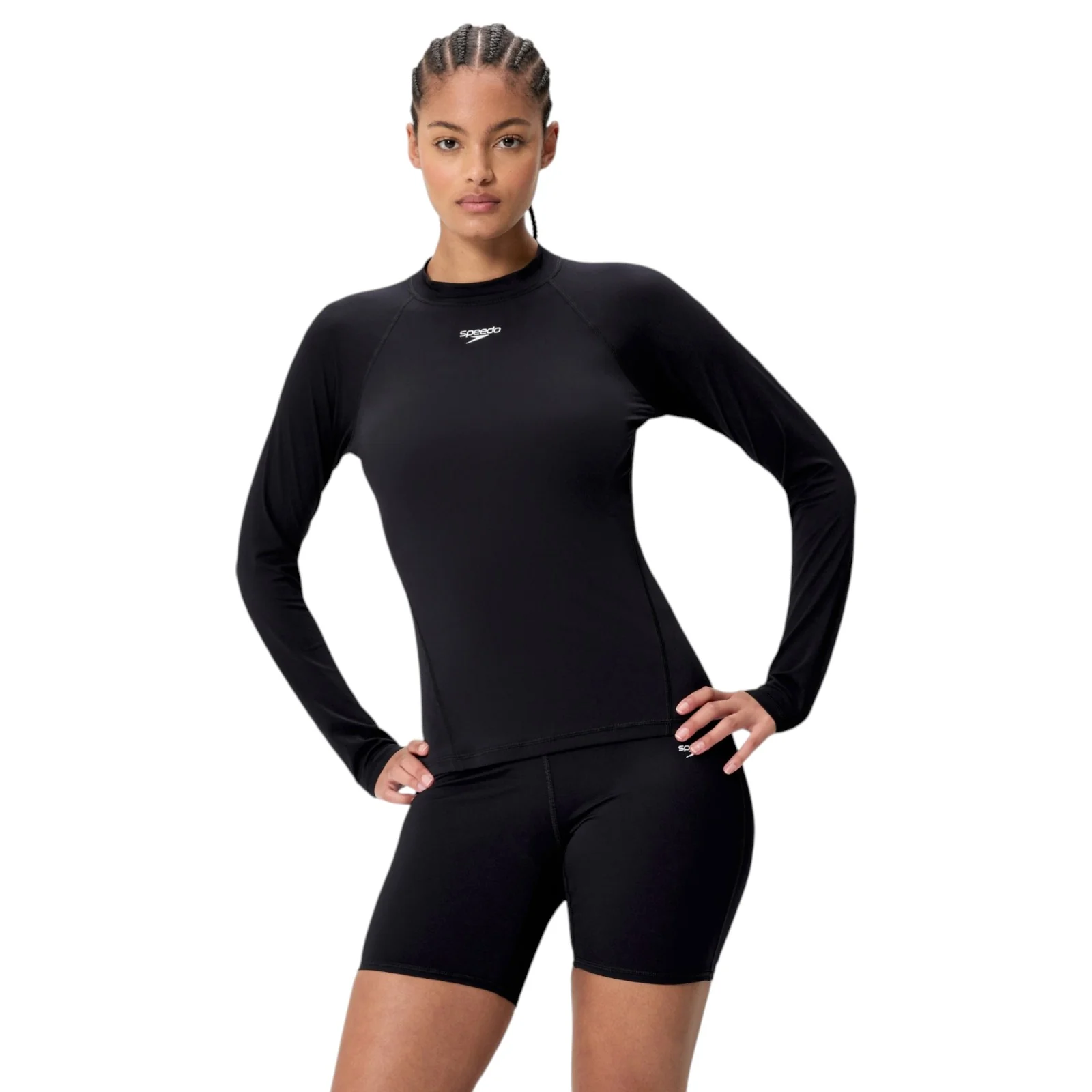 Speedo Endurance+ Womens Long-Sleeve Rashguard Top - Image 5
