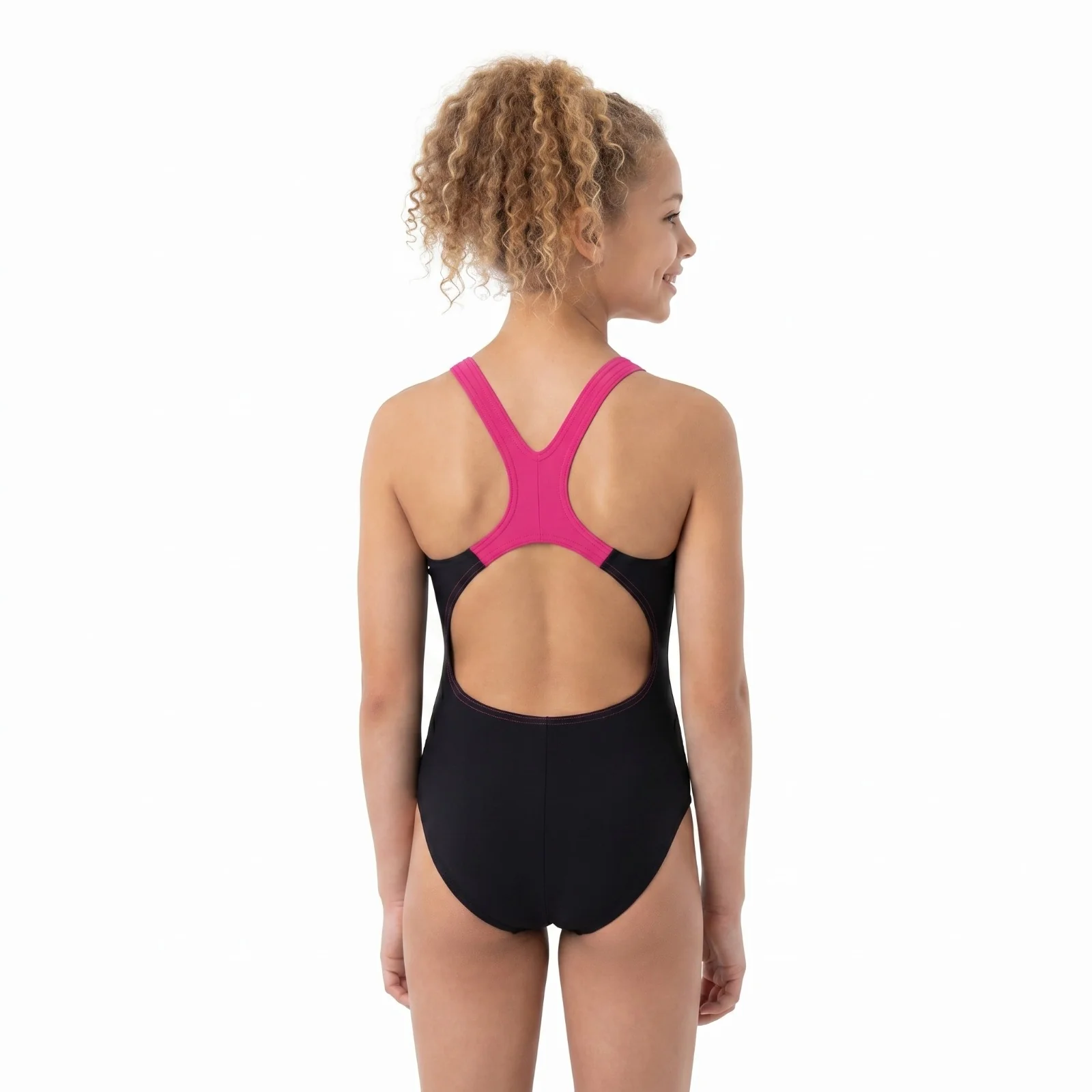 Speedo Endurance+ Printed Splashback Girls One-Piece Swimsuit - Image 2