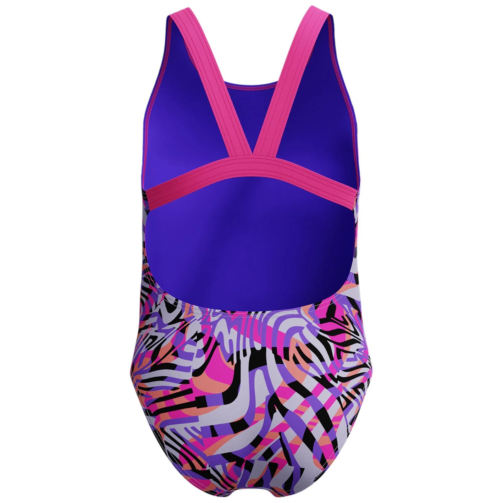 Speedo Girls Digit Allover Leaderback Swimsuit - Image 6