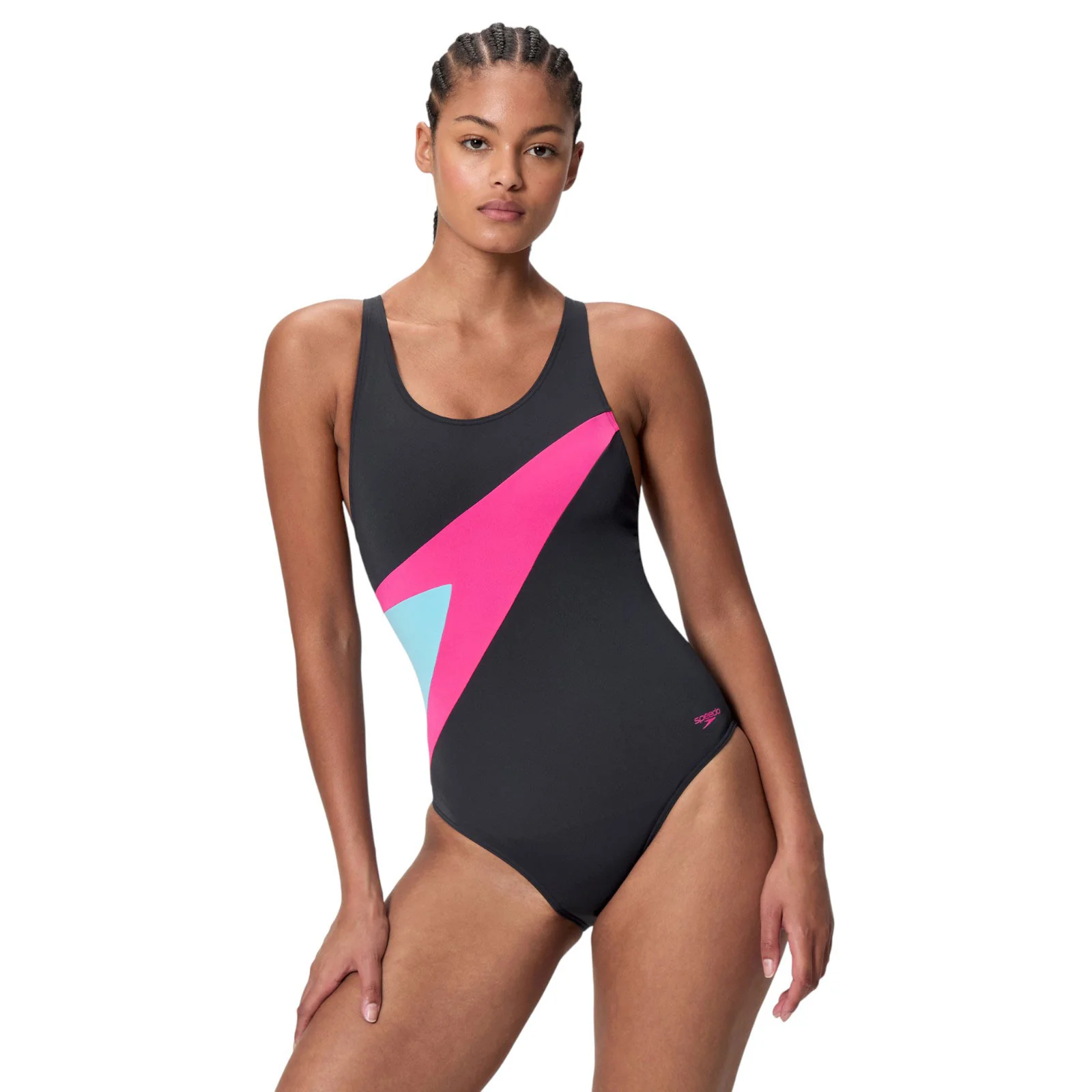 Speedo Hyperboom Womens Butterfly Back One-Piece Swimsuit