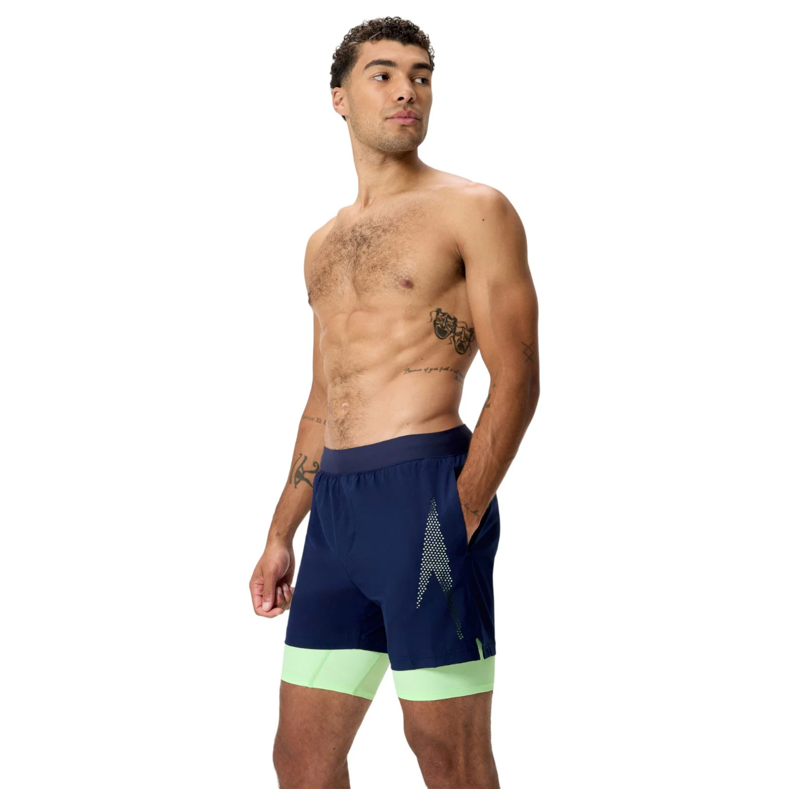 Speedo 16-Inch Mens Volley Watershorts with Jammer - Image 4