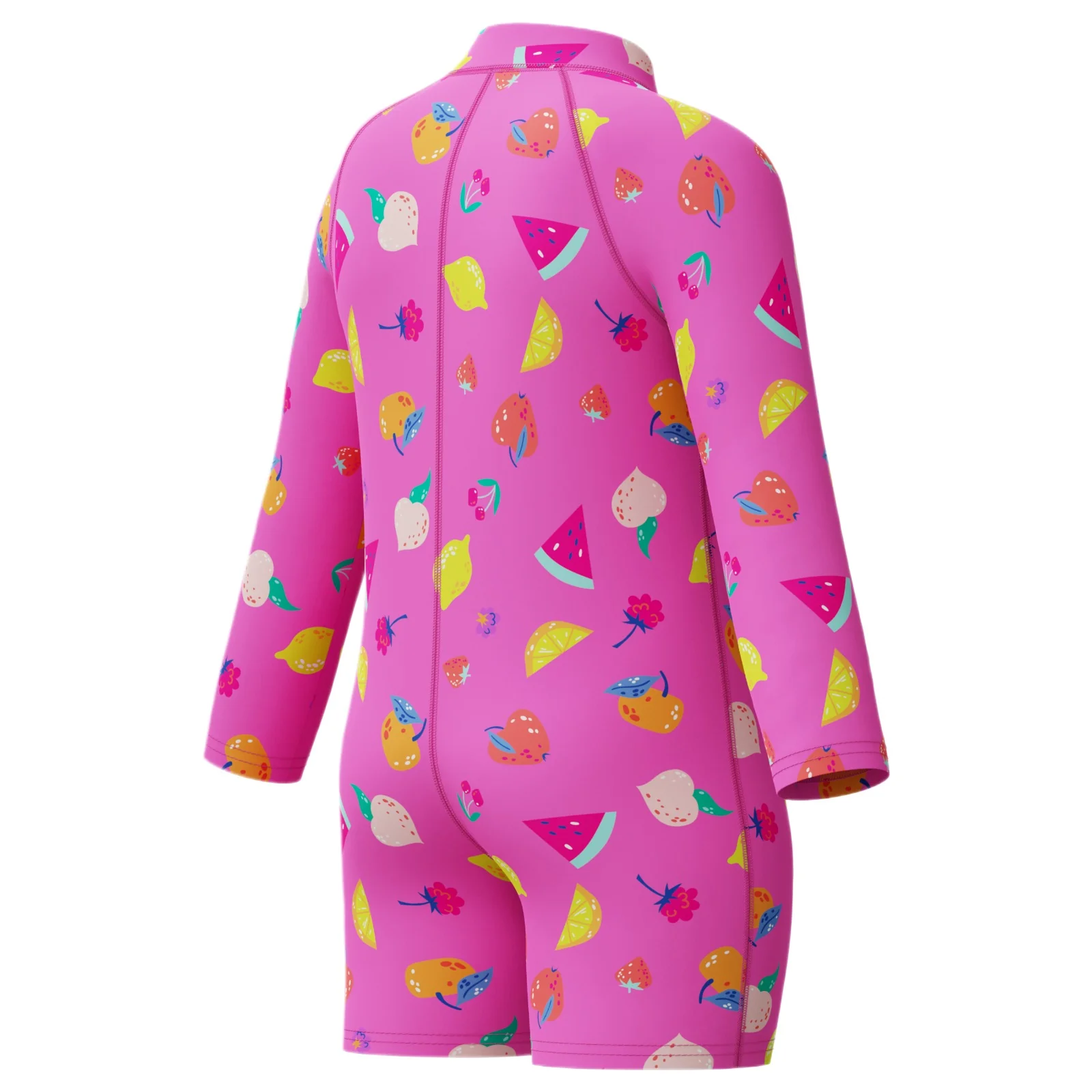 Speedo Junior Long Sleeve Print One Piece Zip Swimsuit - Image 5