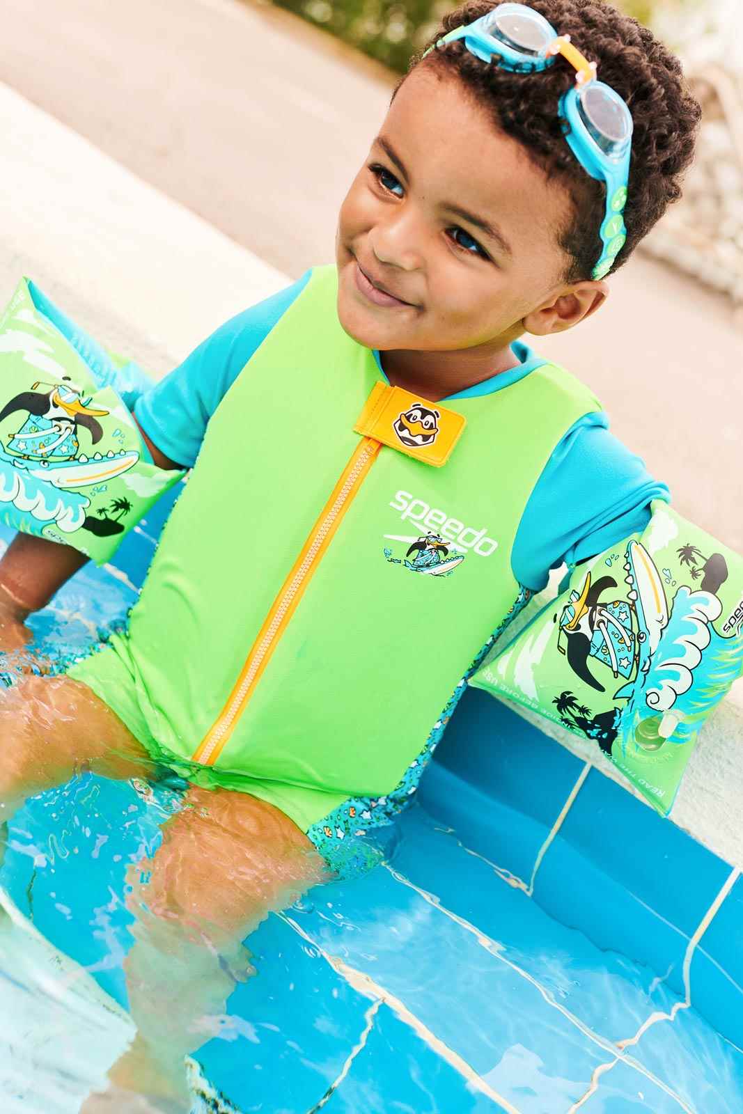 Speedo Kids Learn To Swim Character Printed Float Suit - Image 8