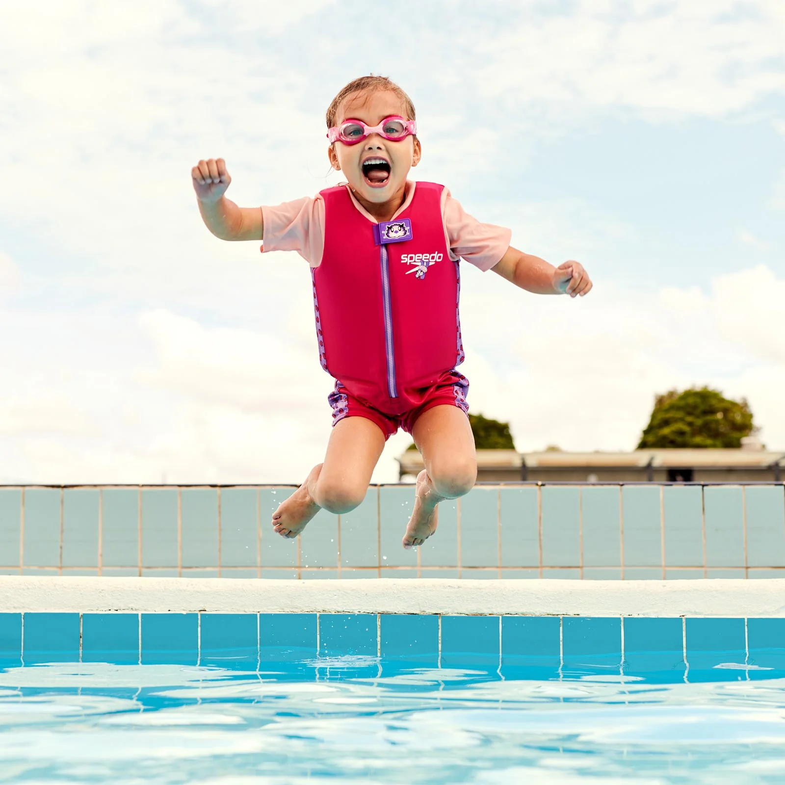 Speedo Kids Learn To Swim Character Printed Float Suit - Image 8