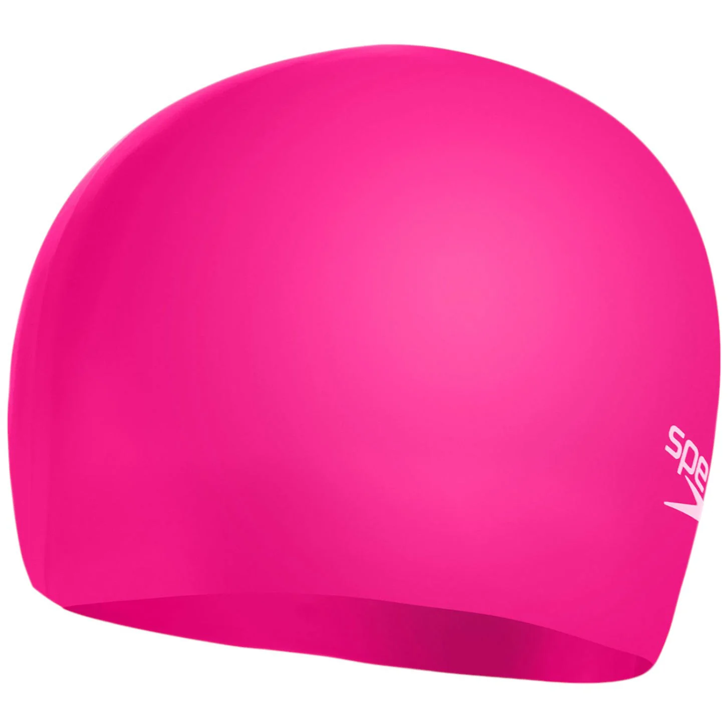 Speedo Plain Moulded Silicone Junior Swim Cap - Image 2
