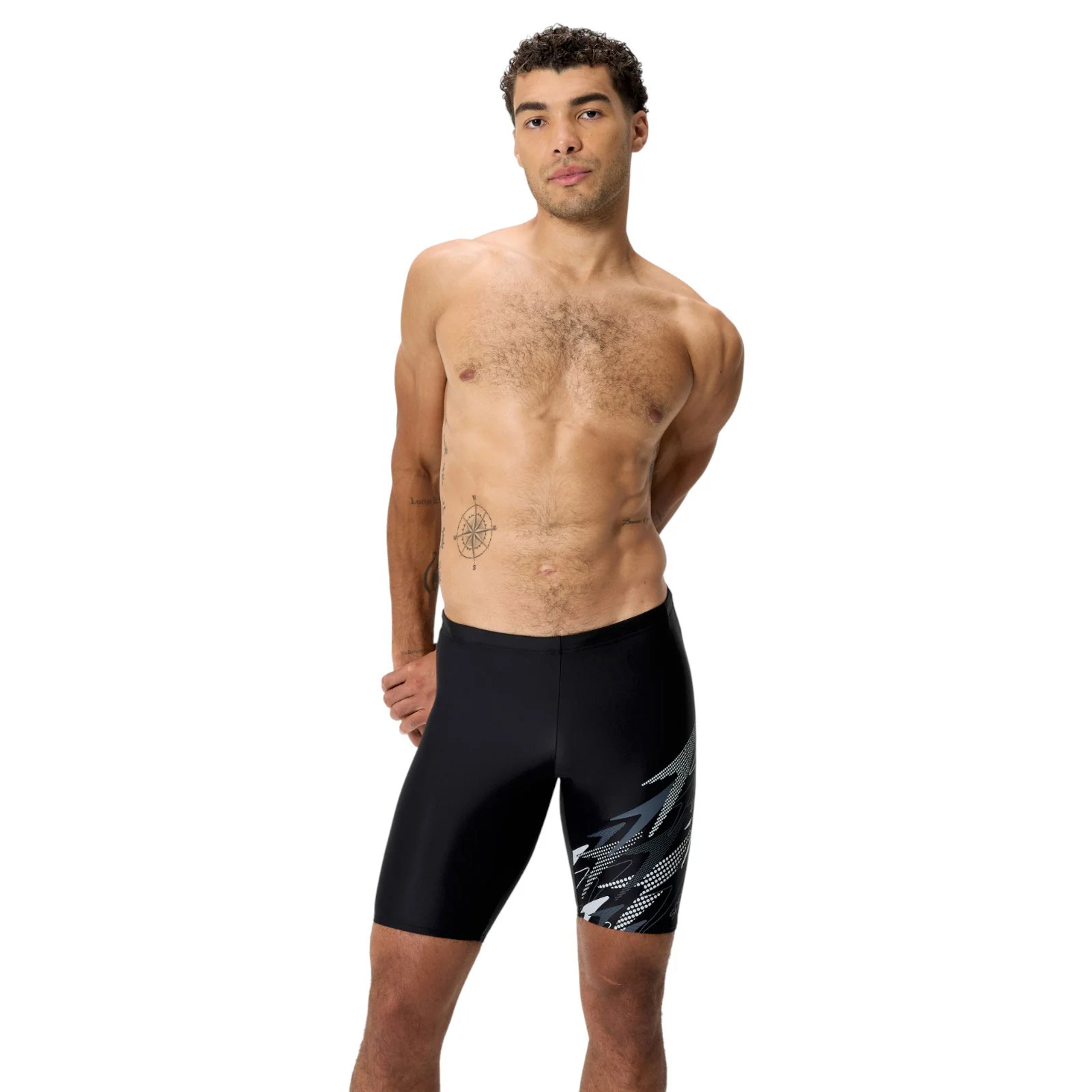 Speedo Medley Stretch Mens Logo Jammer
