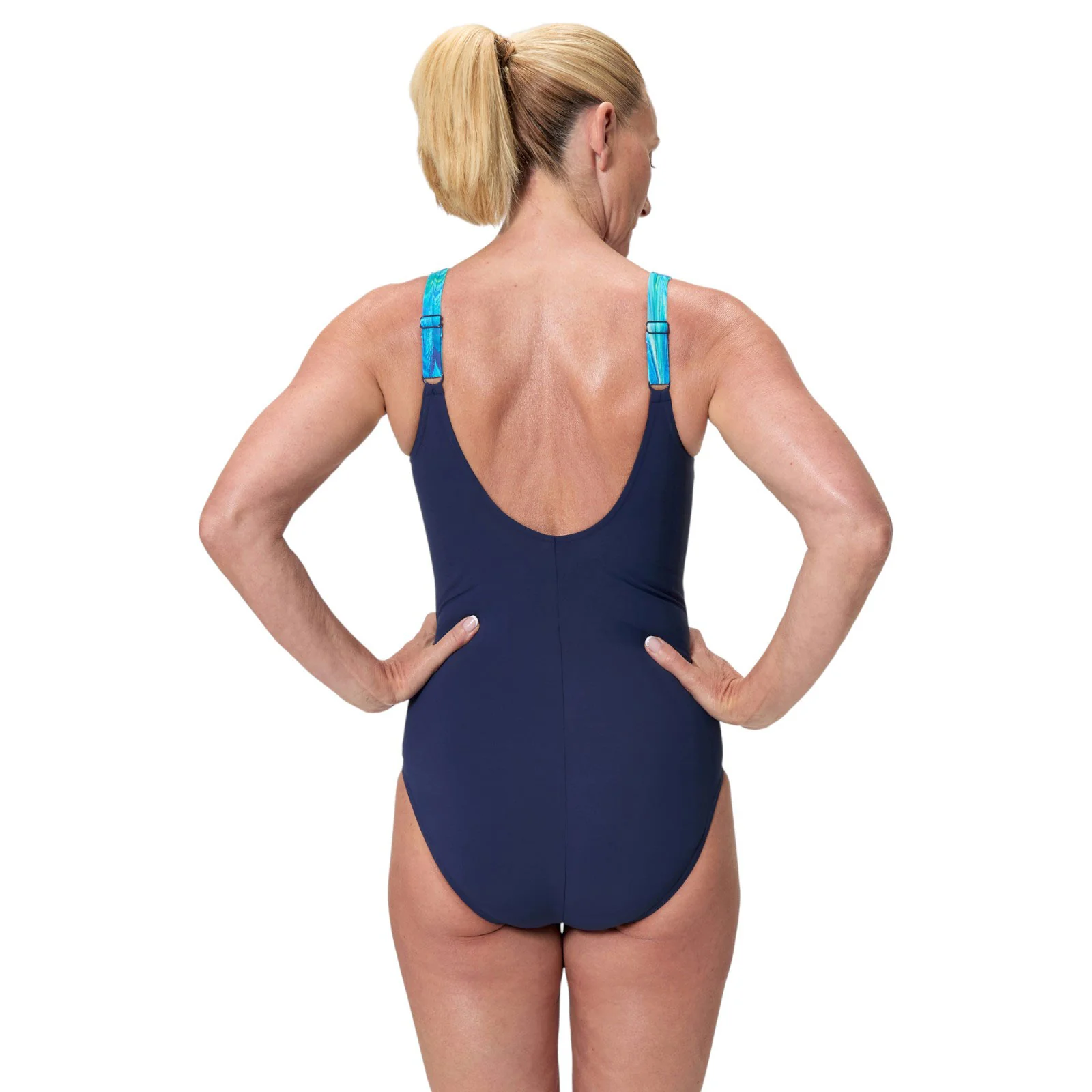 Speedo Luna Lustre Printed Womens Chlorine-Resistant Swimsuit - Image 2
