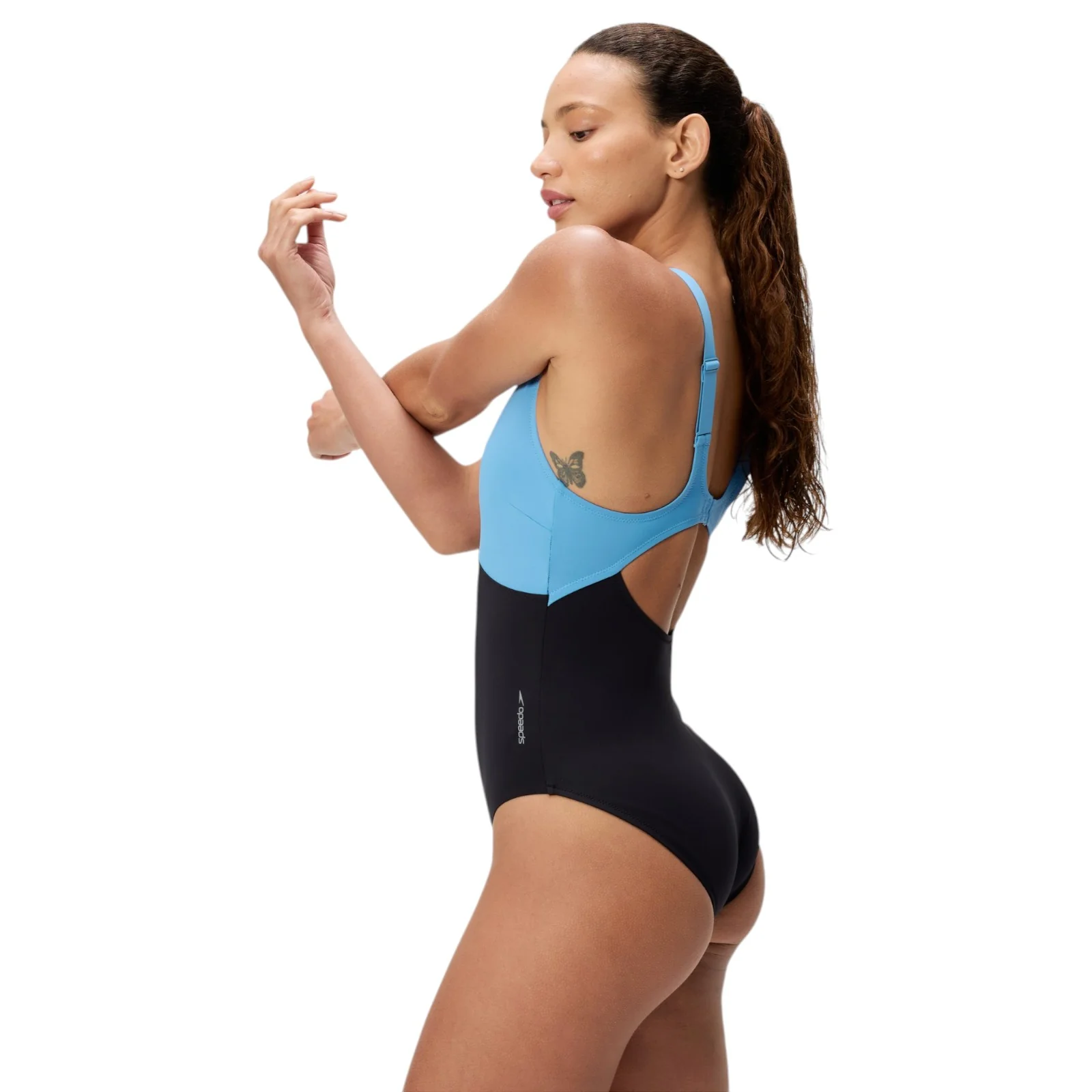 Speedo Sculpture Butterfly Back Womens One-Piece Swimsuit - Image 3