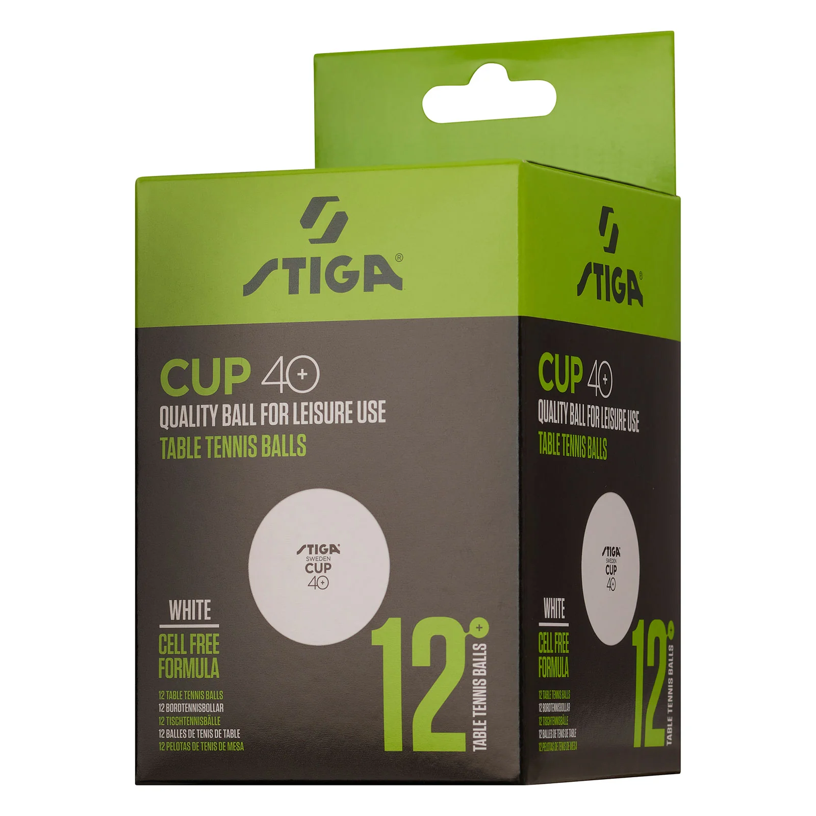 Stiga Table Tennis Ball Cup 40+ 12-pack - Image 2