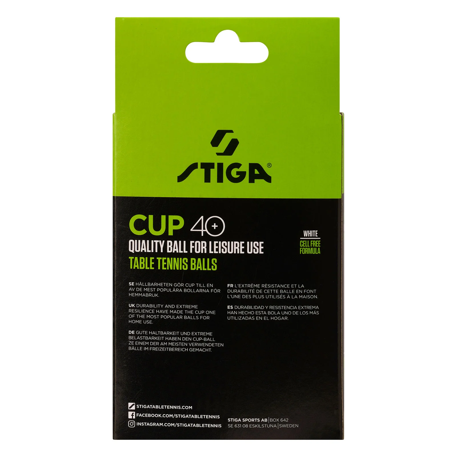 Stiga Table Tennis Ball Cup 40+ 12-pack - Image 4