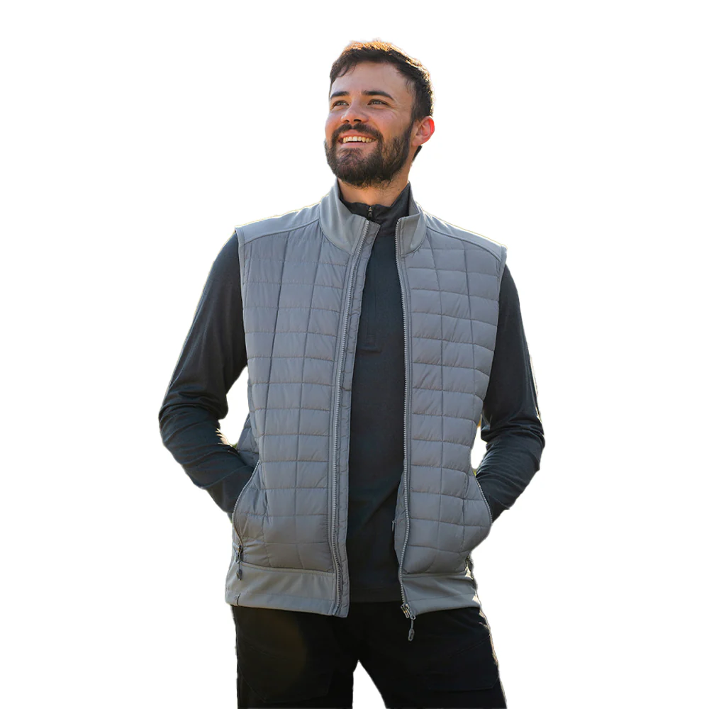 Stormtech Mens Appalachian Thermal Softshell Gilet Granite - Image 2