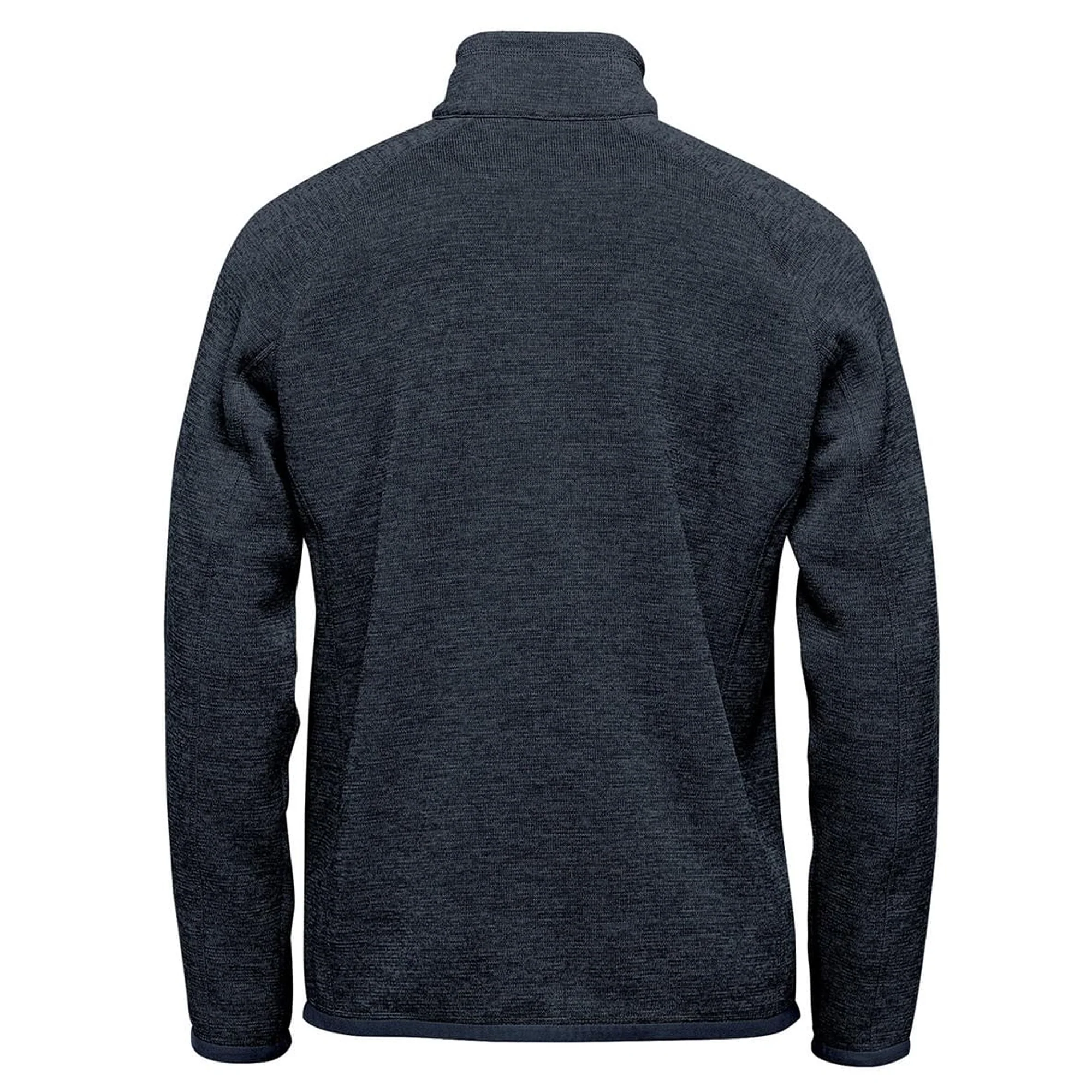 Stormtech Mens Avalante Heather Full Zip Fleece Jacket Navy - Image 2