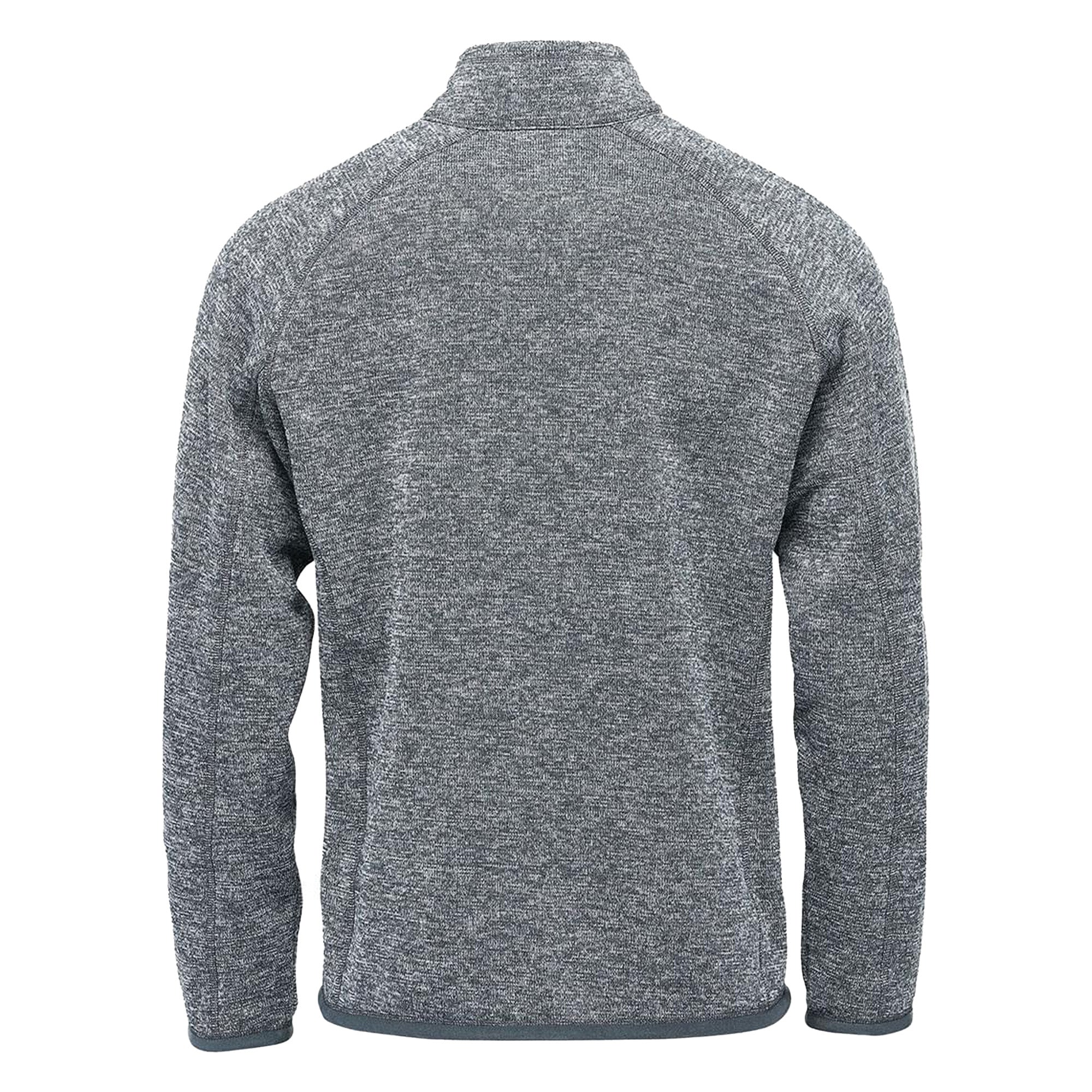 Stormtech Mens Avalante Heather Quarter Zip Fleece Top Granite - Image 2