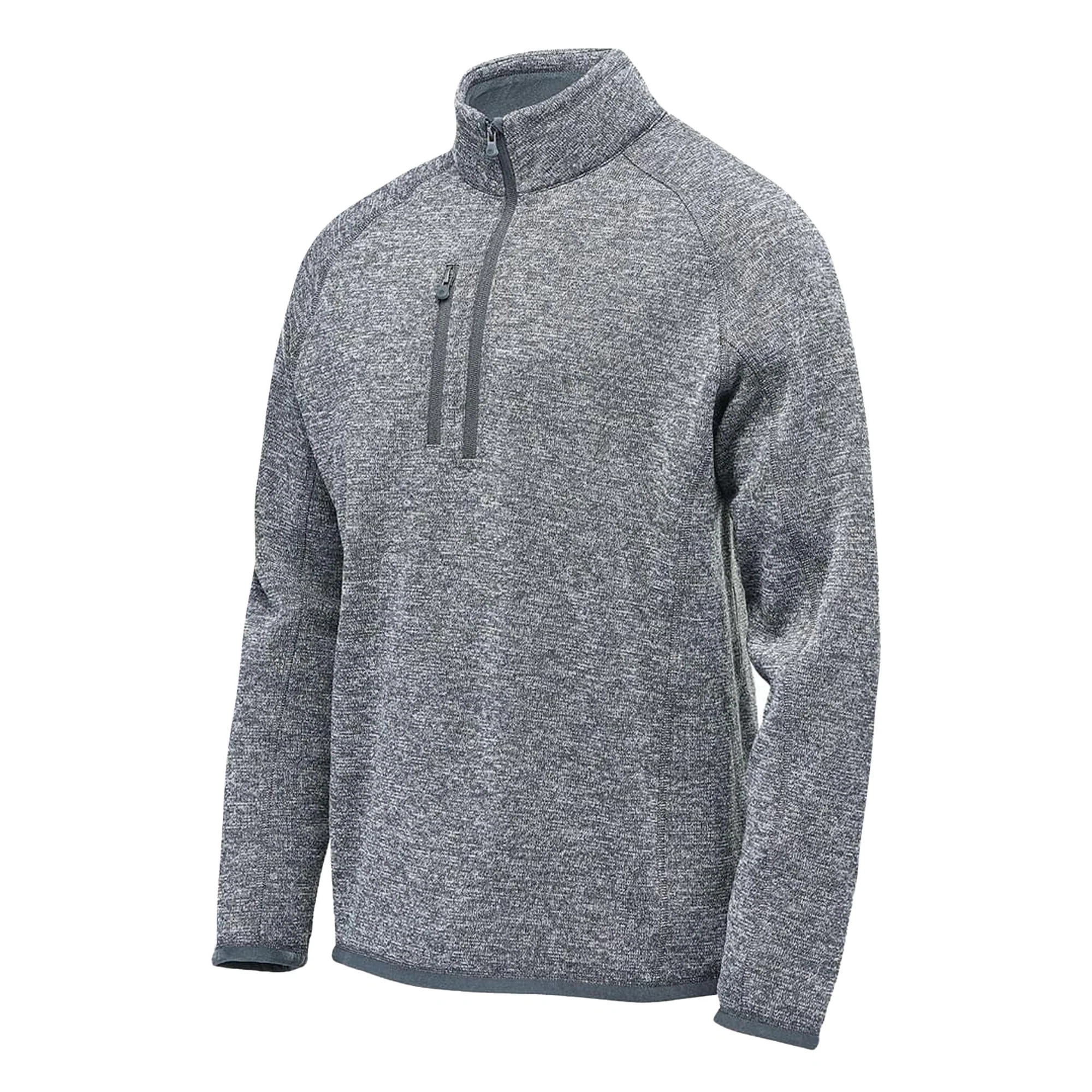 Stormtech Mens Avalante Heather Quarter Zip Fleece Top Granite - Image 3