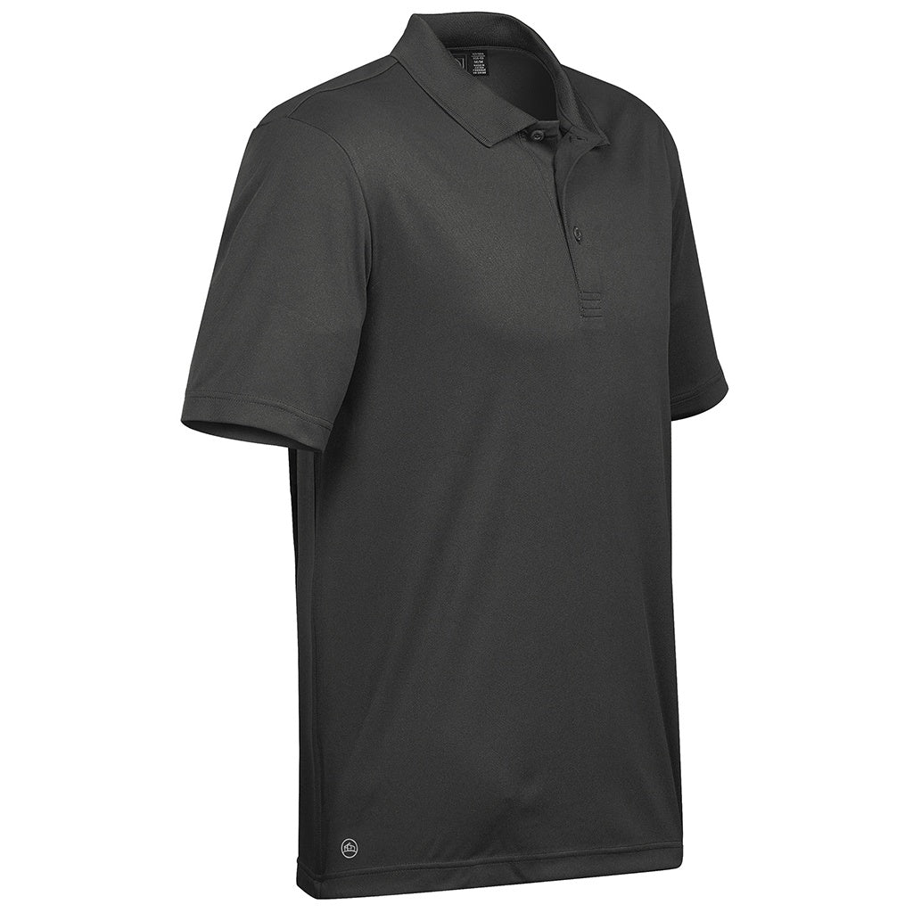 Stormtech Mens Eclipse Piqué Polo Shirt Carbon - Image 3