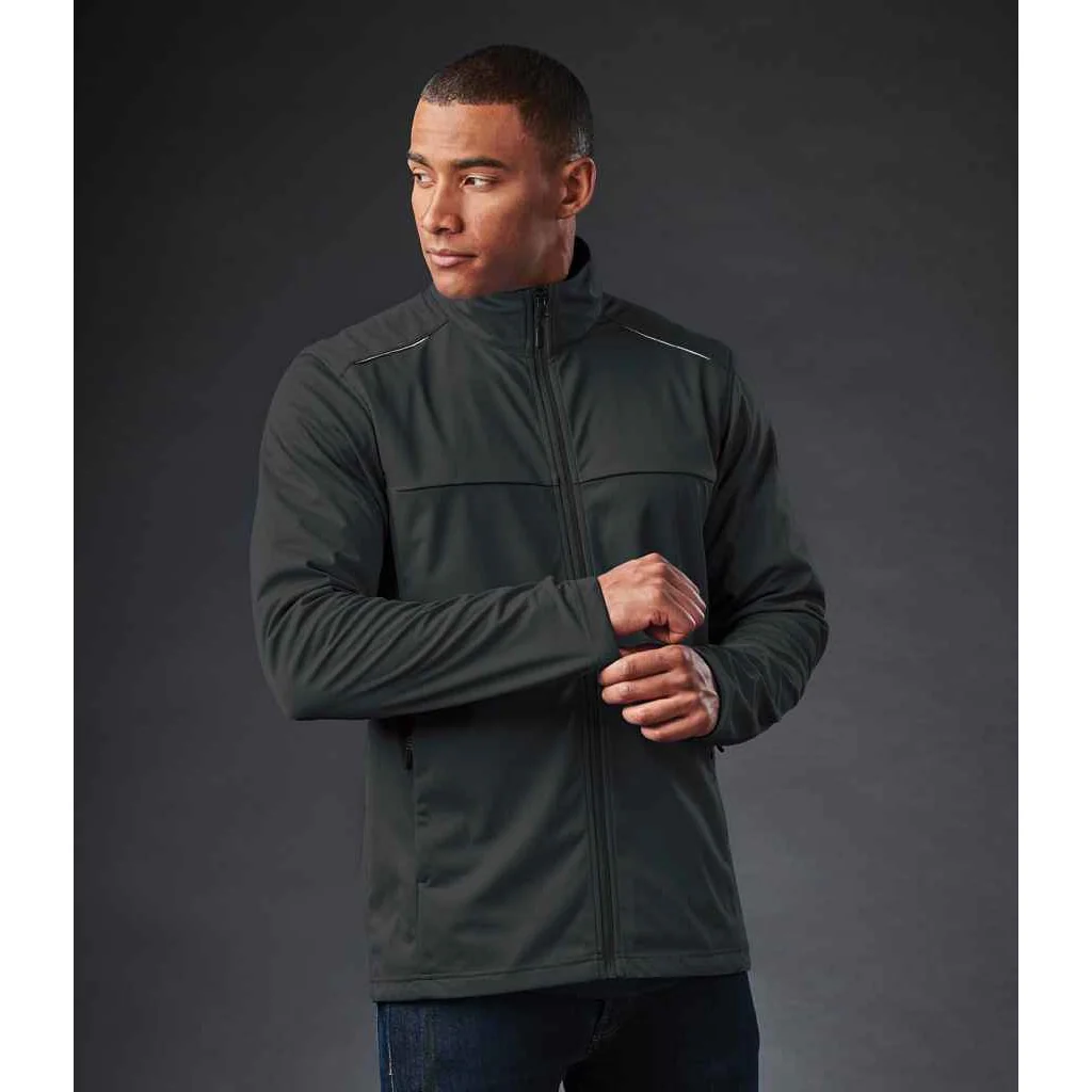 Stormtech Mens Greenwich Lightweight Soft Shell Jacket Dolphin - Image 3