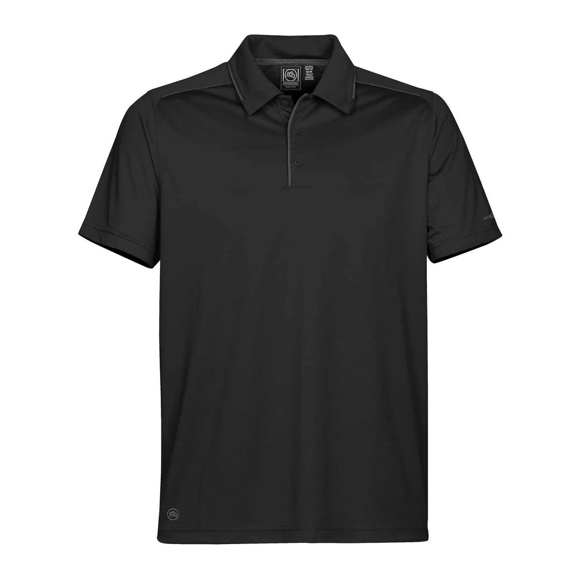 Stormtech Mens Inertia Sport Polo Shirt Black