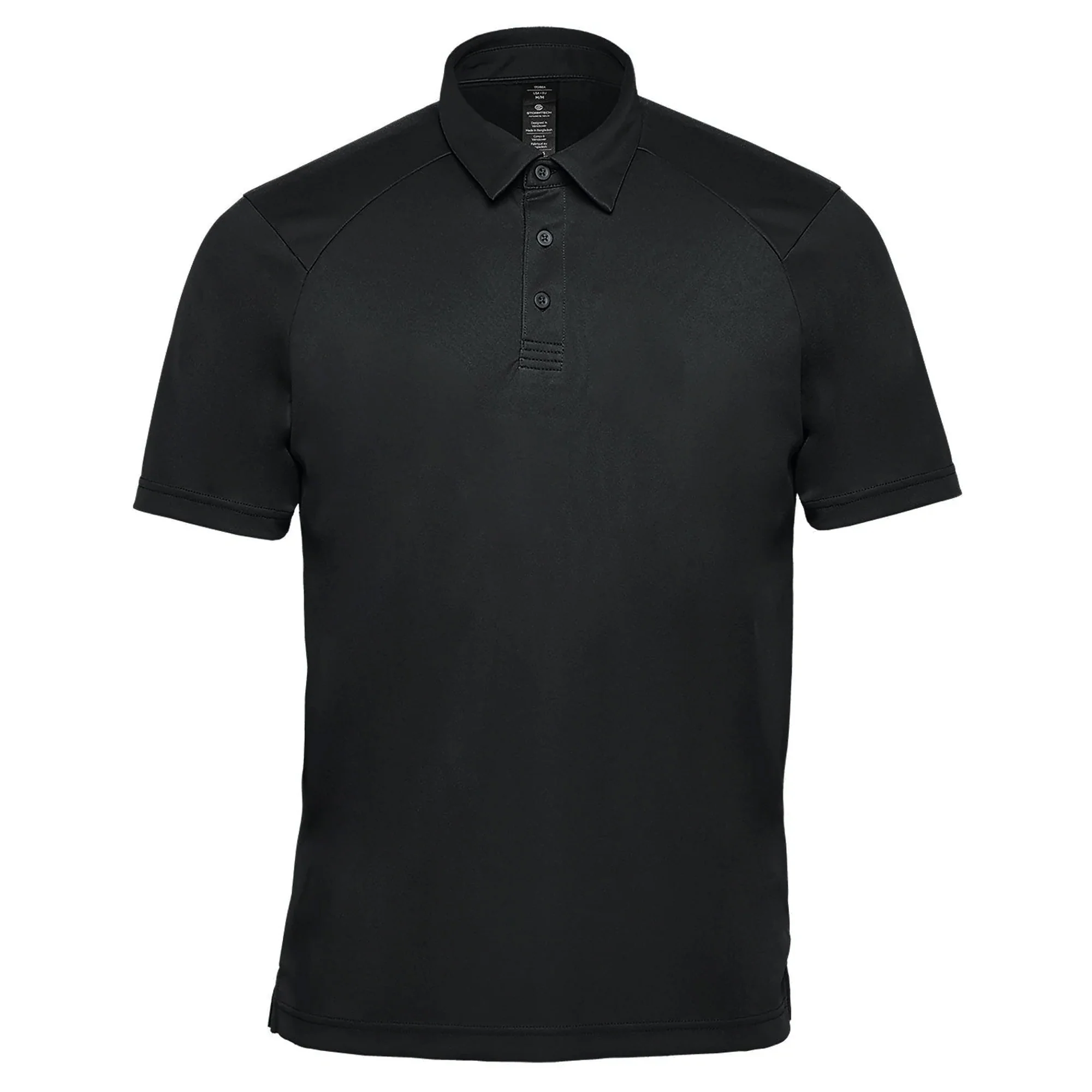Stormtech Mens Milano Sports Polo Shirt Black