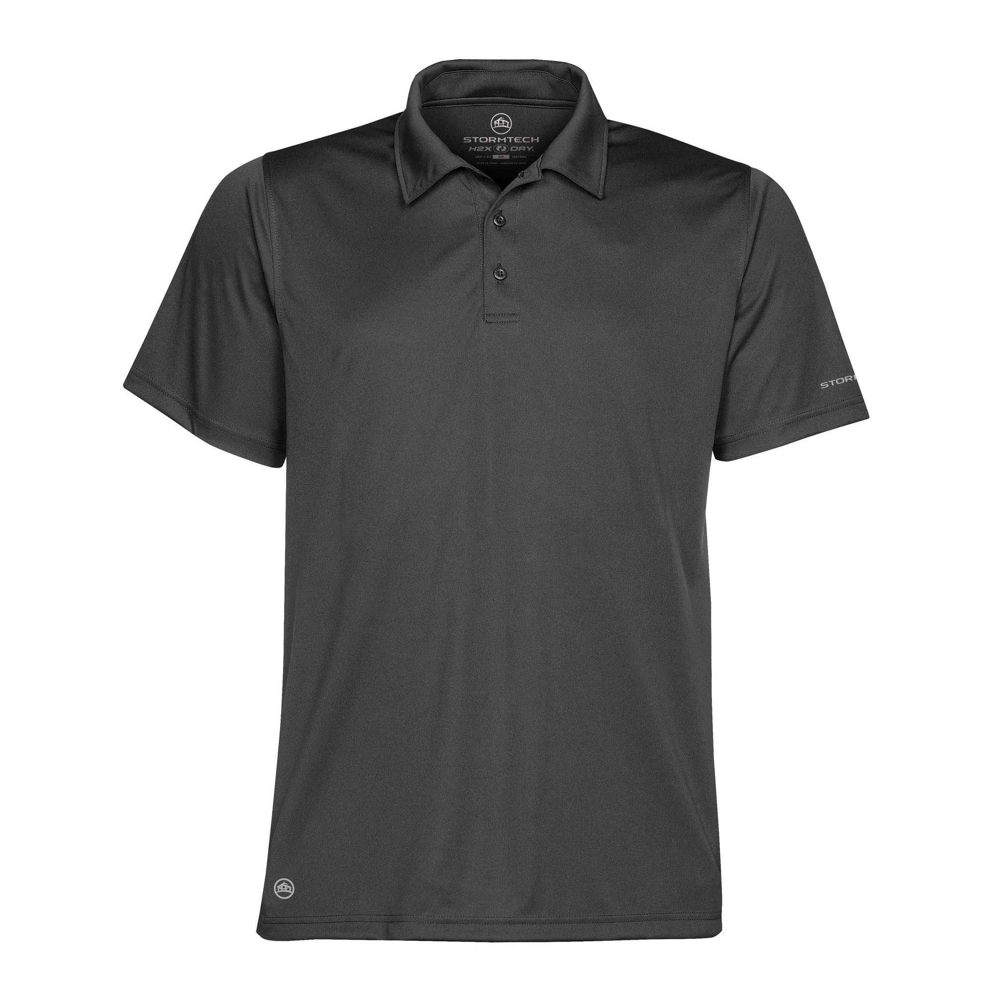 Stormtech Mens Short Sleeve Sports Performance Polo Shirt Graphite