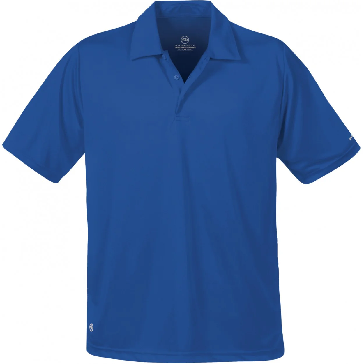 Stormtech Mens Short Sleeve Sports Performance Polo Shirt Royal