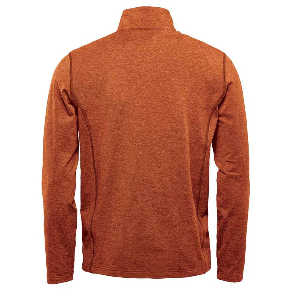 Stormtech Mens Treeline Heather Fleece Top Rust Heather - Image 2