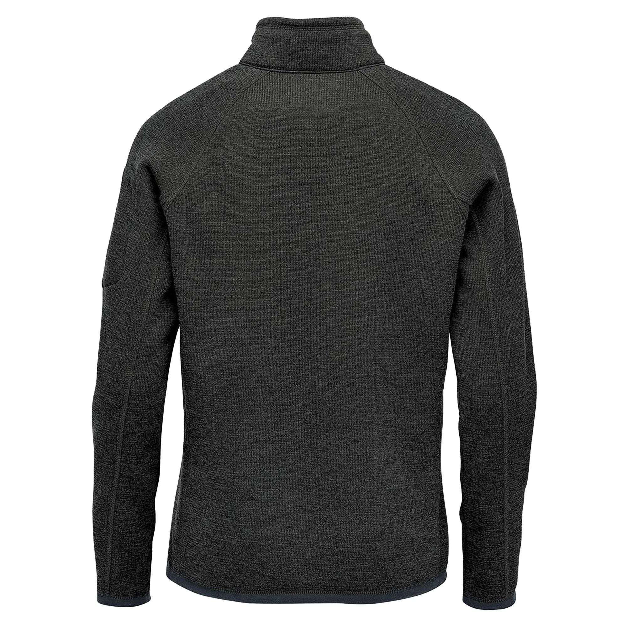 Stormtech Womens Avalante Heather Quarter Zip Fleece Top Black - Image 2